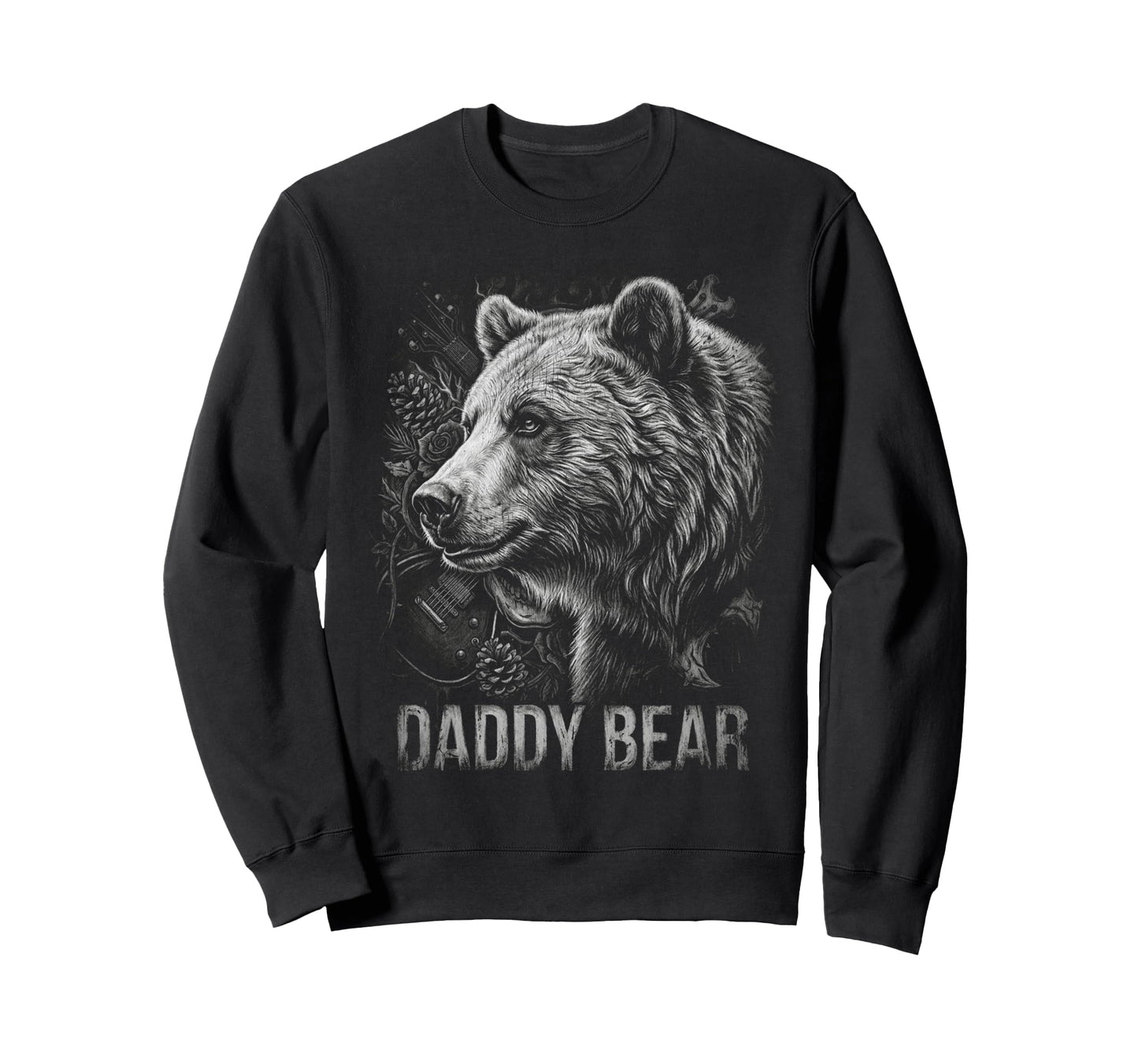 Daddy Bear Family Matching Dad Sweatshirt - Custom Art Print for Adults - T-Shirt, Sweatshirt, Hoodie