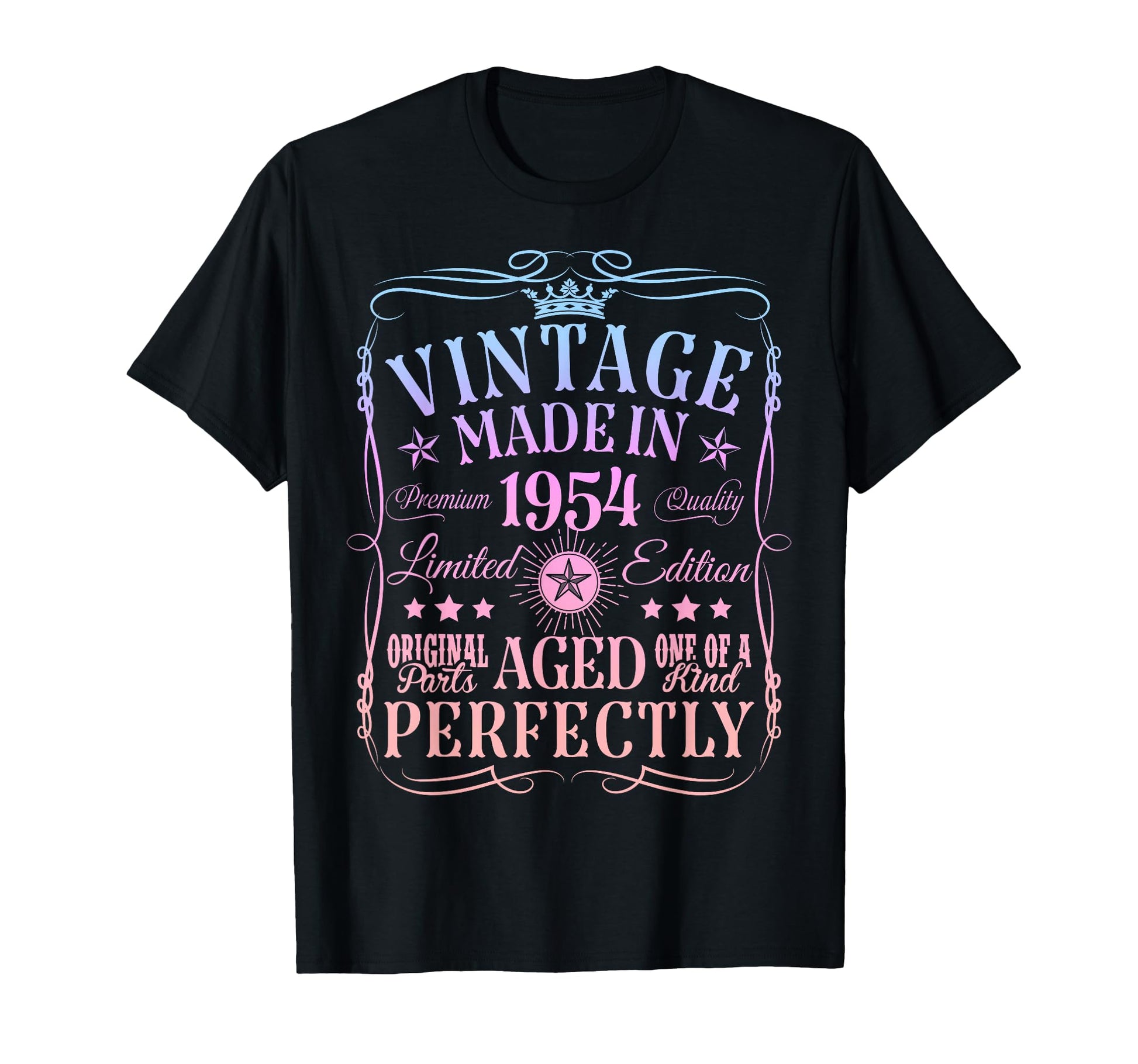 72Th Birthday Decorations 1954 72 Years Old T-Shirt - Graphic Print Unisex - T-Shirt, Sweatshirt, Hoodie