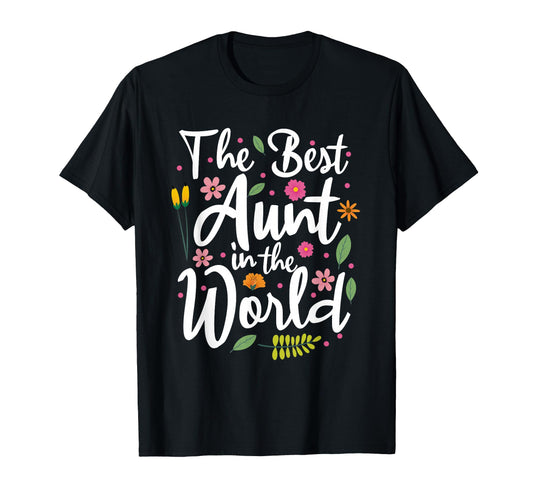 Best Aunty Ever Funny Family Hoodie - Minimalist Print for Adults - T-Shirt, Sweatshirt, Hoodie