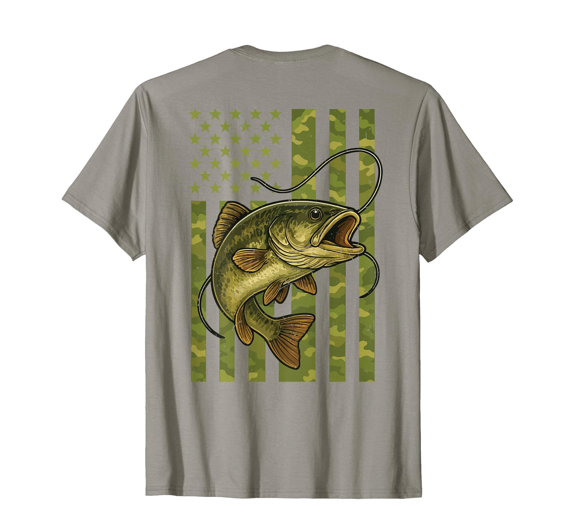 Mens Fishing Camo Flathead Cat Fish T-Shirt - Streetwear Style Men Women - T-Shirt, Sweatshirt, Hoodie