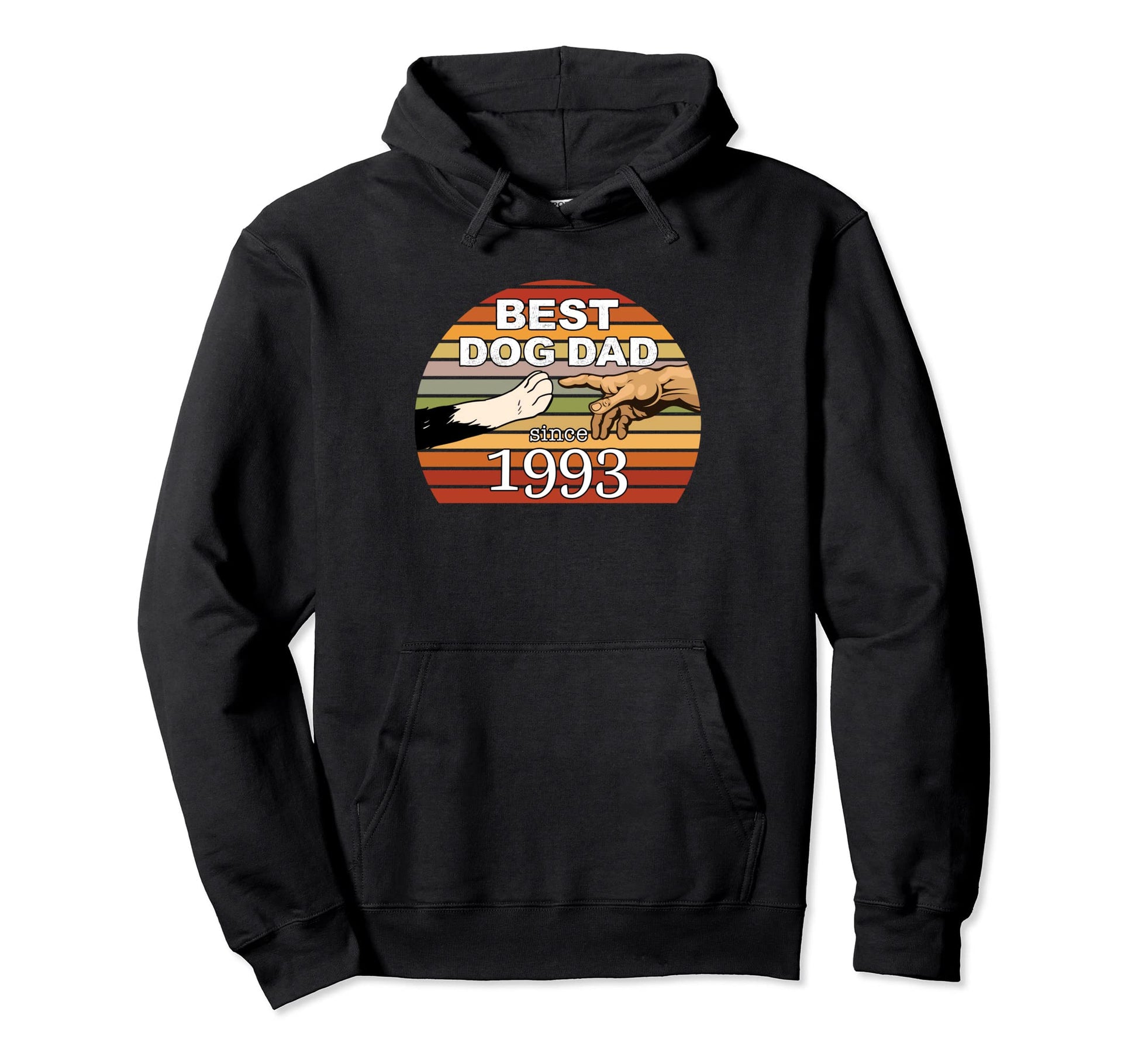 Birthday Creation Art Michelangelo Dog Dad Hoodie - Unique Graphic Unisex - T-Shirt, Sweatshirt, Hoodie