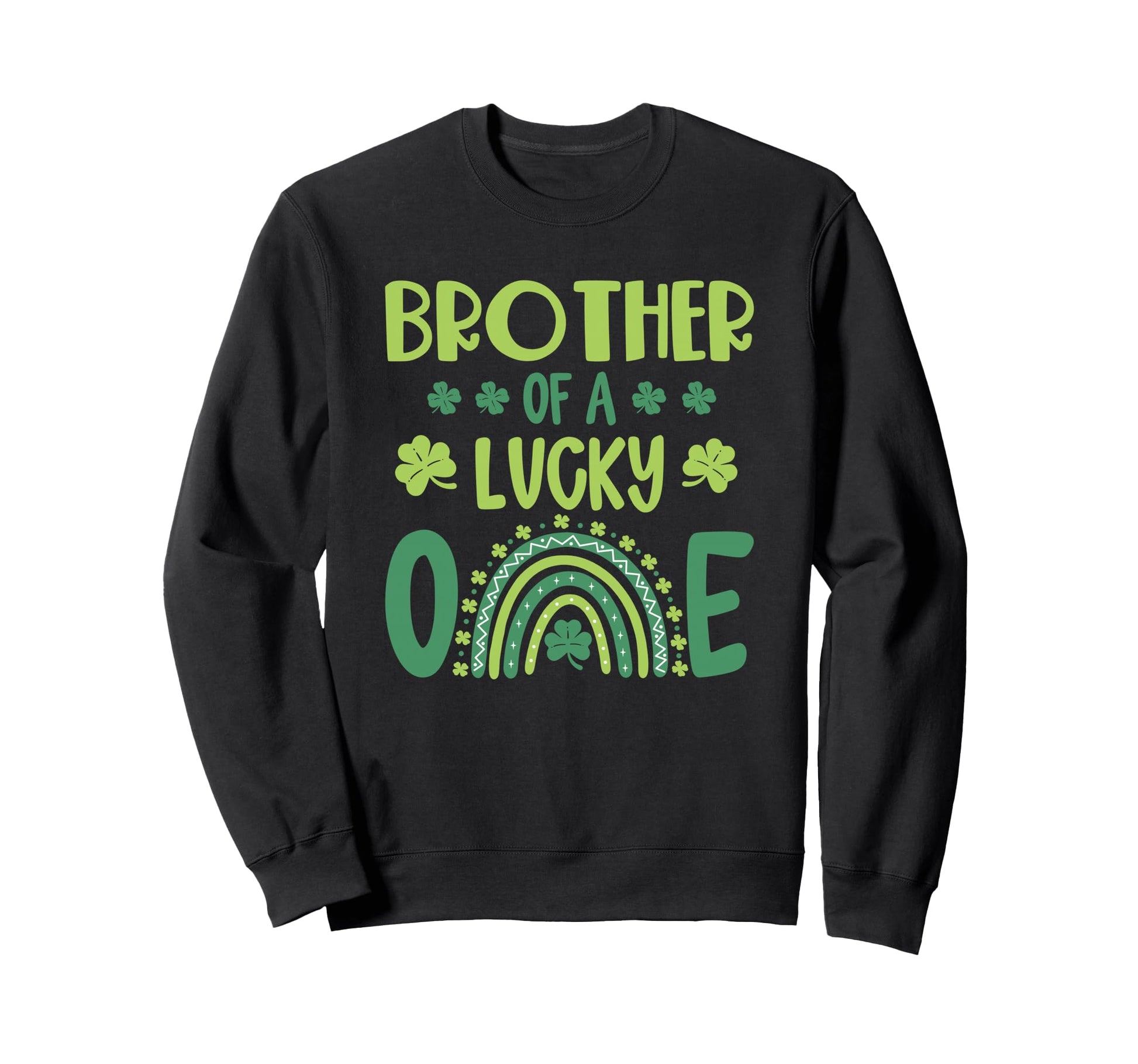 Brother Lucky One First Birthday St Sweatshirt - Custom Art Print Unisex - T-Shirt, Sweatshirt, Hoodie