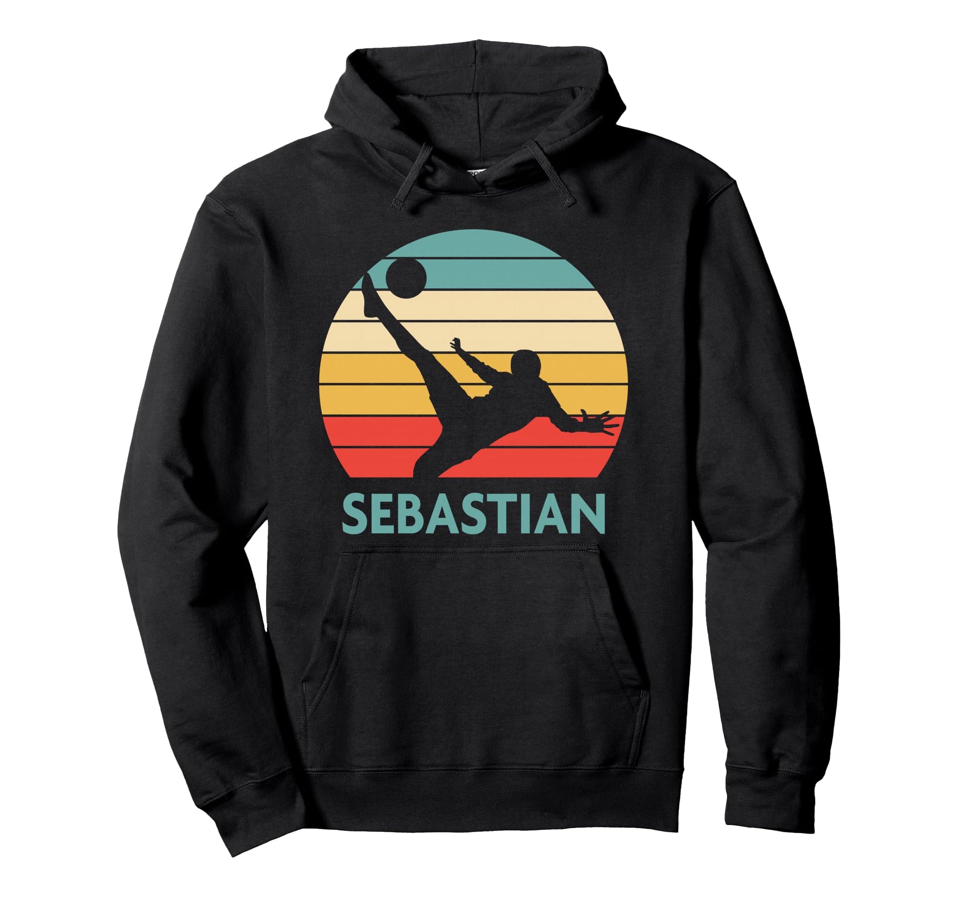 Sebastian Name Gift Personalized Soccer Hoodie - Novelty Apparel Men Women - T-Shirt, Sweatshirt, Hoodie