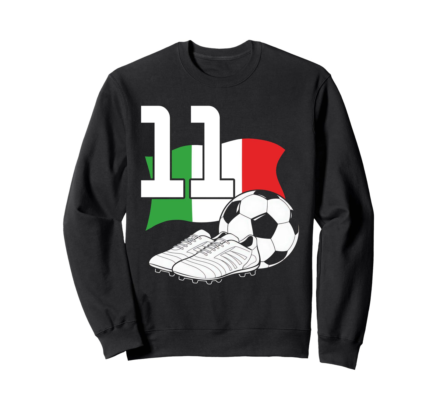 11 Soccer Birthday Gift Soccer Fan Sweatshirt - Trendy Graphic Unisex - T-Shirt, Sweatshirt, Hoodie