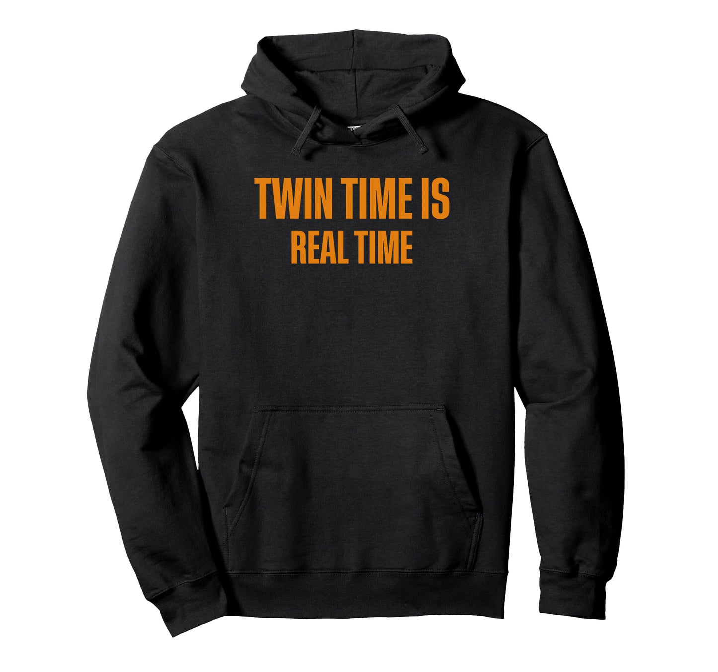 Twin Time Is Real Time Twin Dad Hoodie - Minimalist Print for Adults - T-Shirt, Sweatshirt, Hoodie