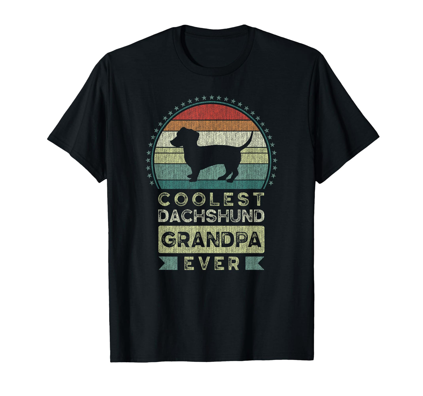 Coolest Dachshund Grandpa Ever T-Shirt - Minimalist Print for Adults - T-Shirt, Sweatshirt, Hoodie