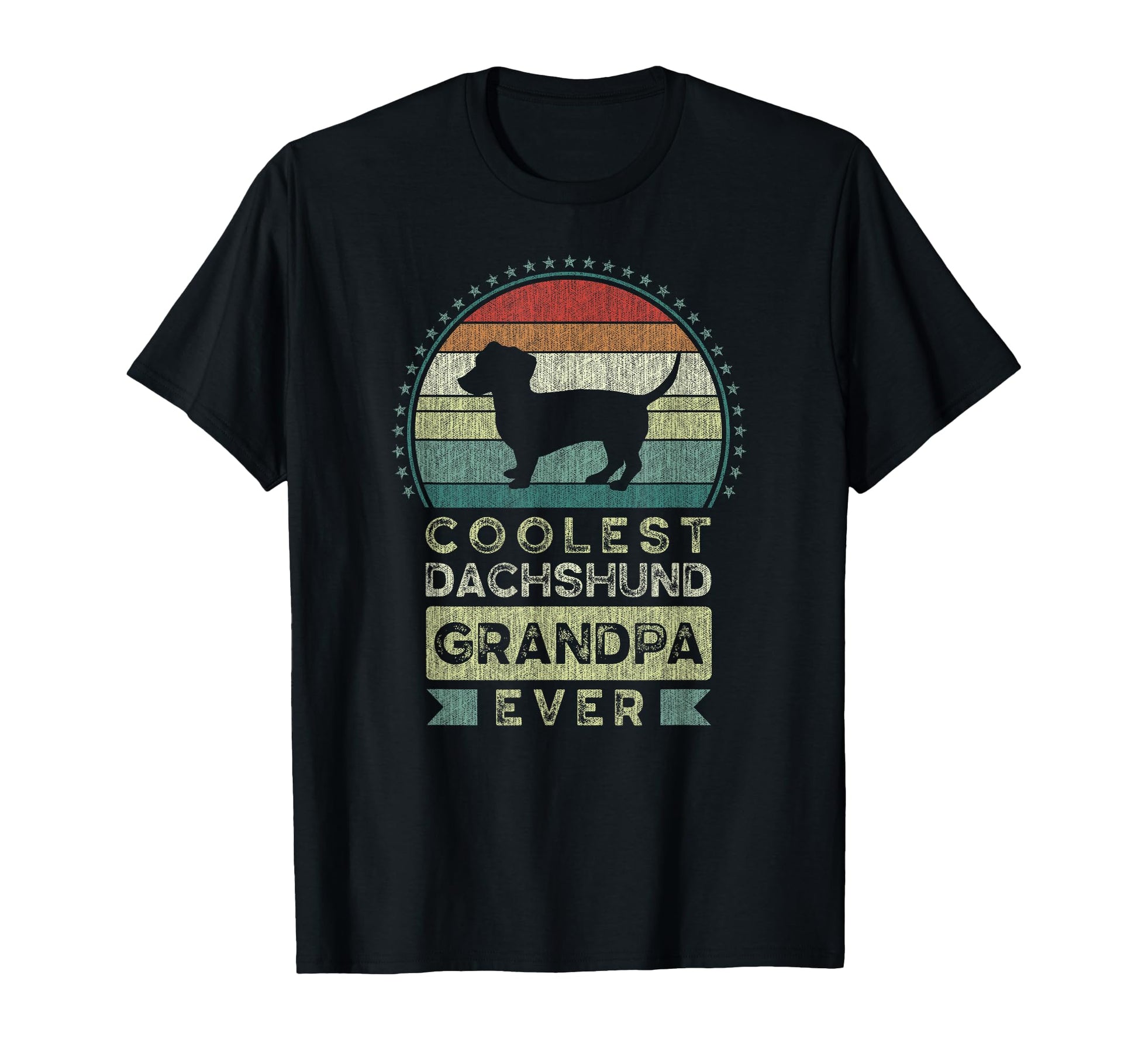Coolest Dachshund Grandpa Ever T-Shirt - Minimalist Print for Adults - T-Shirt, Sweatshirt, Hoodie