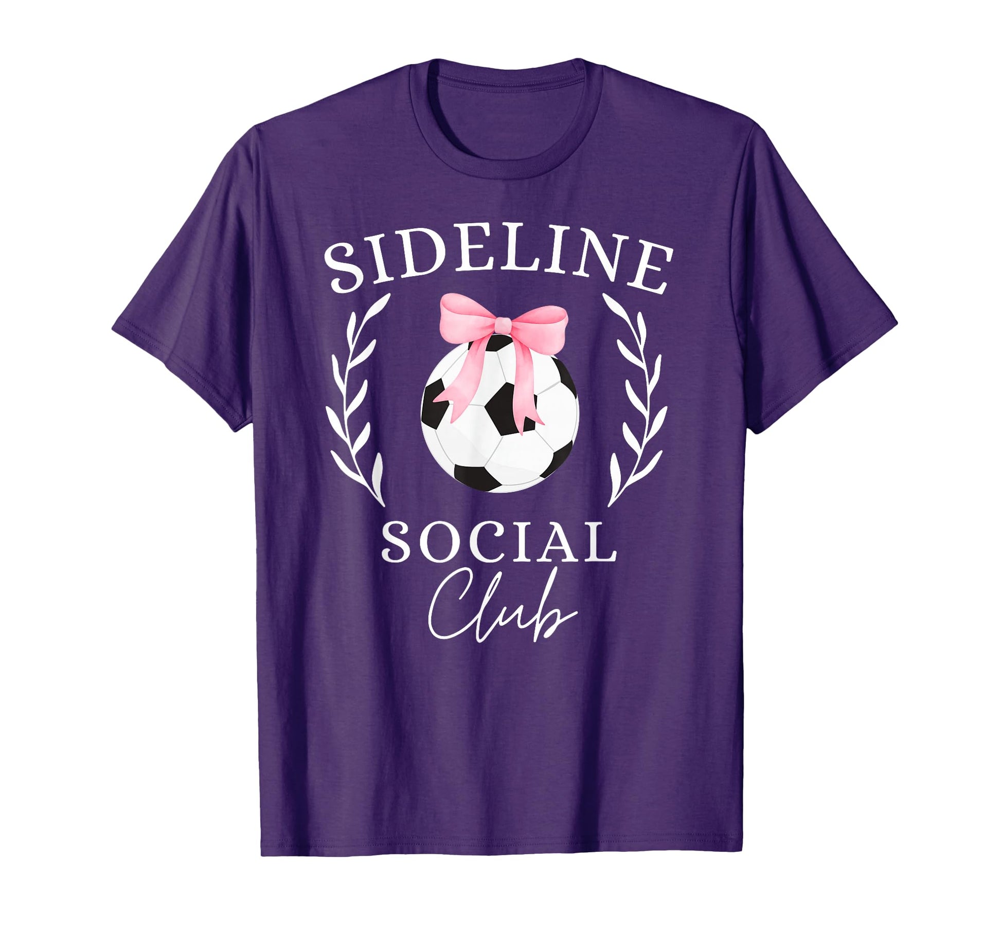 Sideline Social Club Coquette Soccer T-Shirt - Unique Graphic for Adults - T-Shirt, Sweatshirt, Hoodie