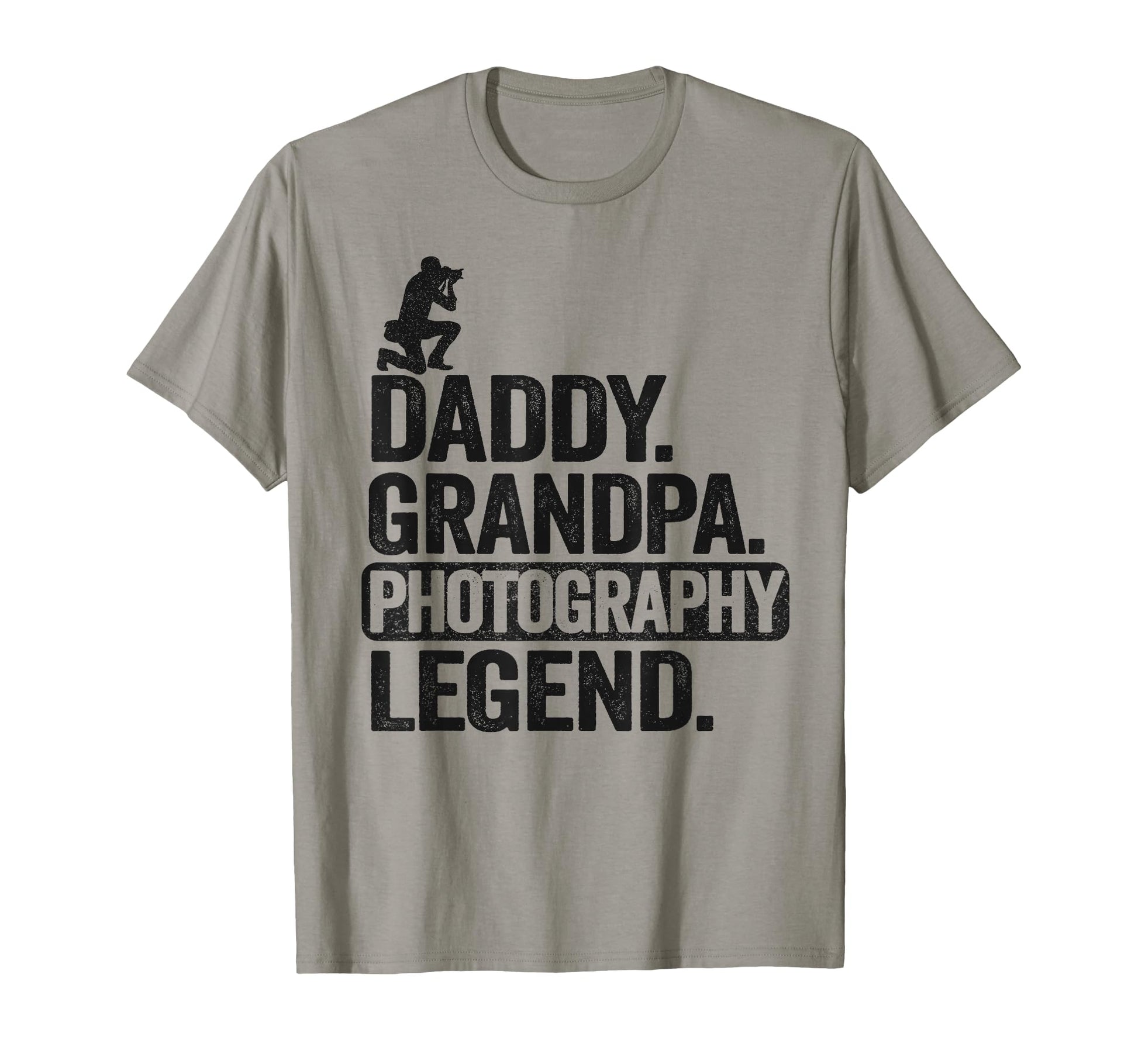 Daddy Grandpa Photography Legend Dad T-Shirt - Minimalist Print Unisex - T-Shirt, Sweatshirt, Hoodie
