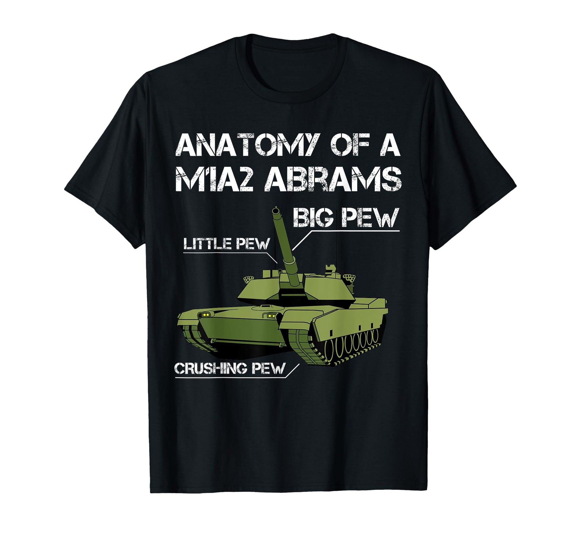 Anatomy M1A2 Tank Funny Tank Dad Tank T-Shirt - Minimalist Print Unisex - T-Shirt, Sweatshirt, Hoodie