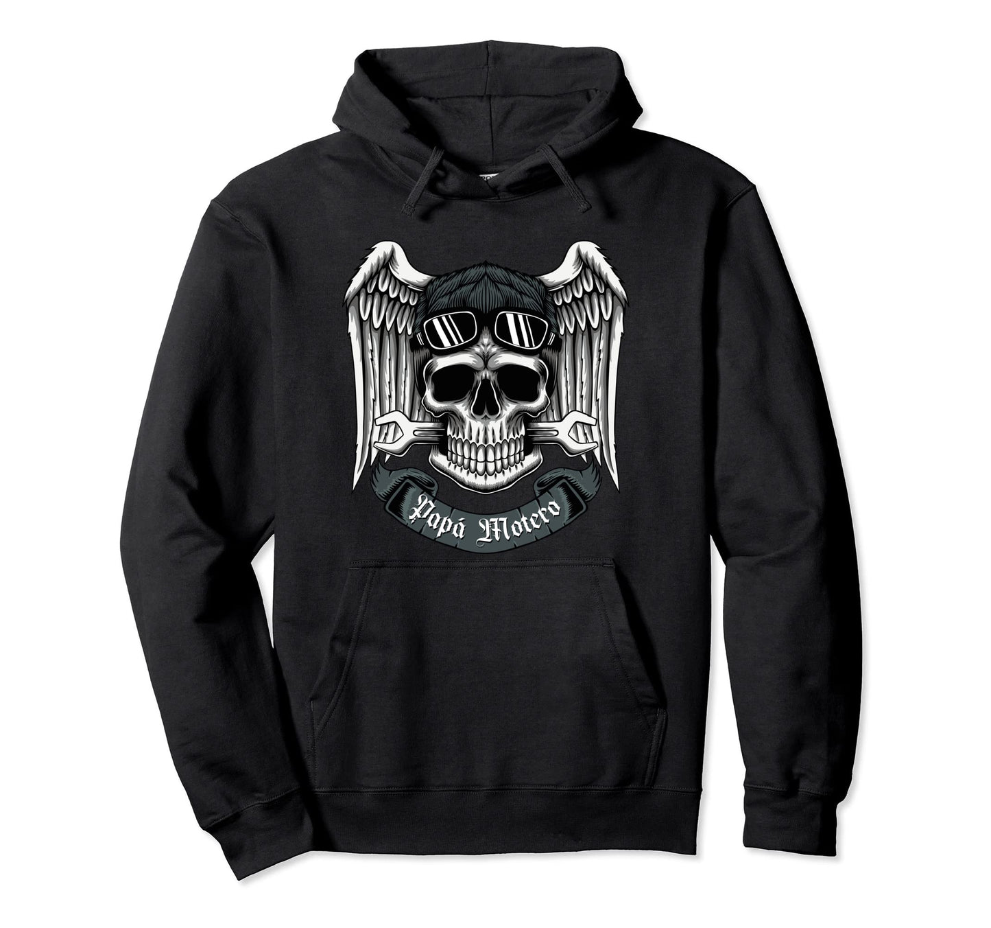 Biker Dad Motorcycle Dad Hoodie - Aesthetic Graphic for Adults - T-Shirt, Sweatshirt, Hoodie