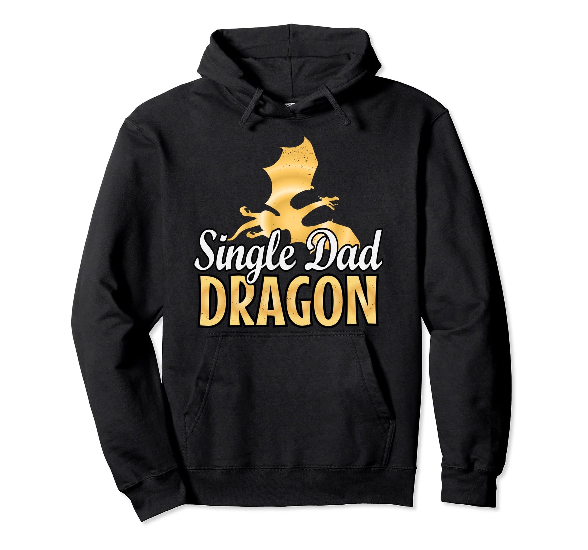 Single Dad Dragon Lover Fathers Day Hoodie - Aesthetic Graphic for Adults - T-Shirt, Sweatshirt, Hoodie