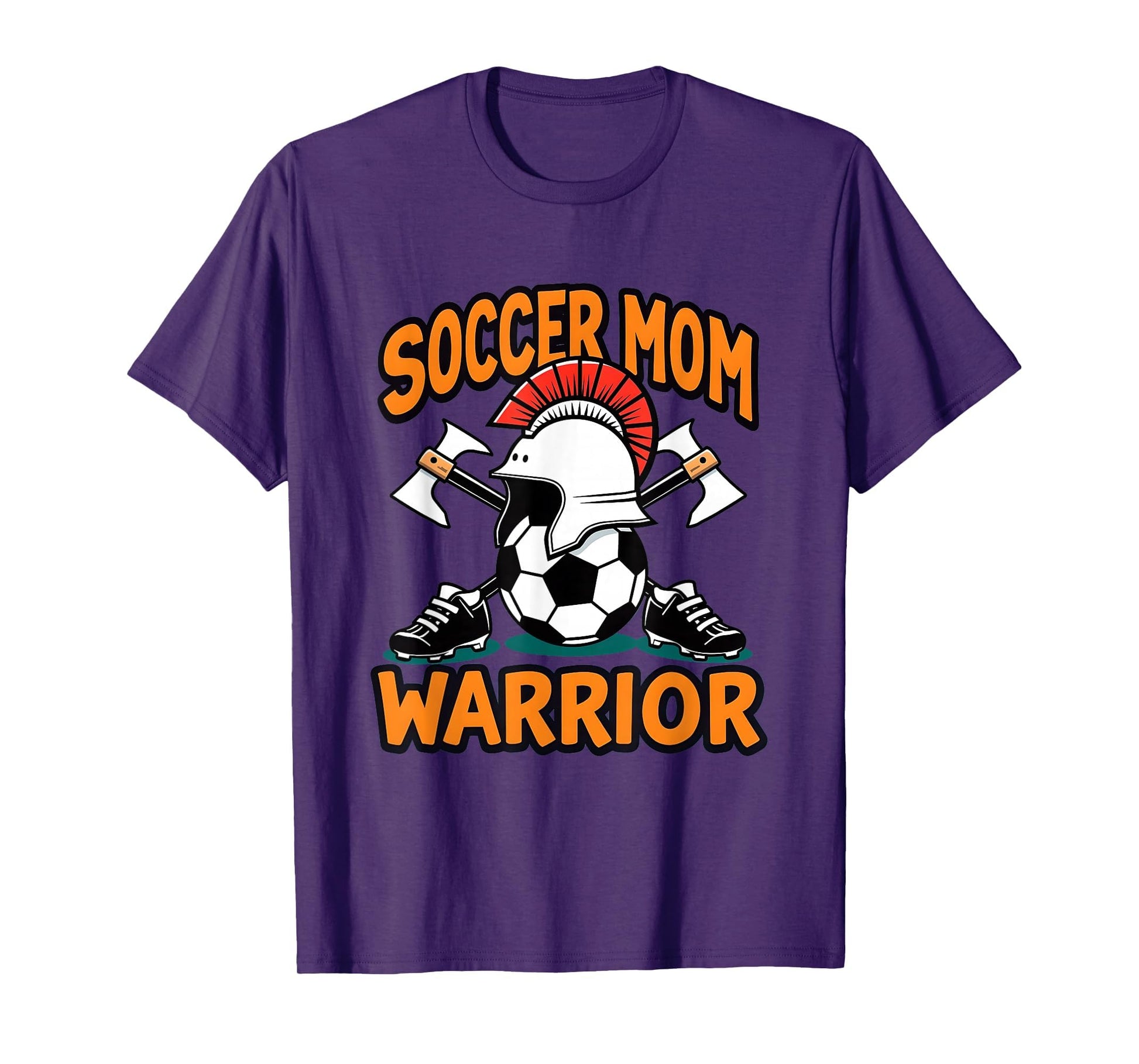 Soccer Mom Warrior Fierce Game Day T-Shirt - Custom Art Print Men Women - T-Shirt, Sweatshirt, Hoodie