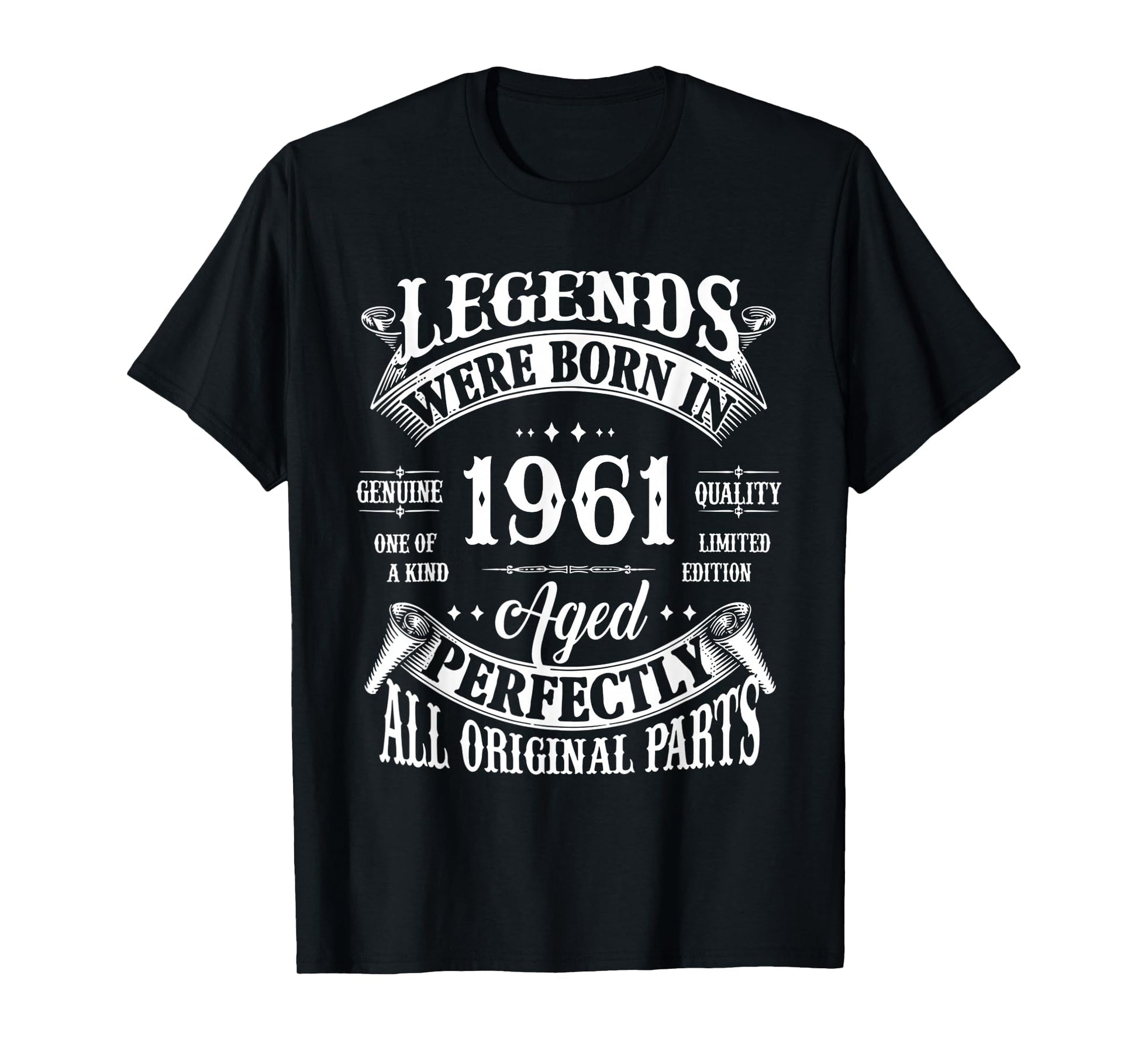 65Th Birthday Born 1961 65 Years Old B Day T-Shirt - Unique Graphic Unisex - T-Shirt, Sweatshirt, Hoodie