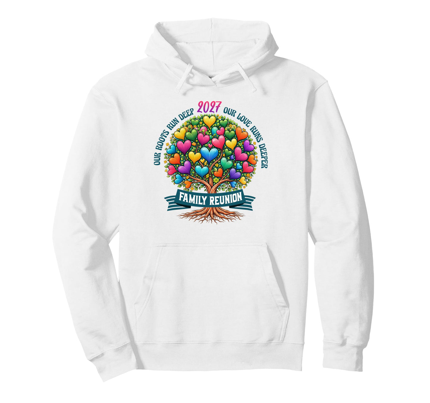 Family Reunion 2027 Our Roots Our Hoodie - Fun Novelty Design Men Women - T-Shirt, Sweatshirt, Hoodie