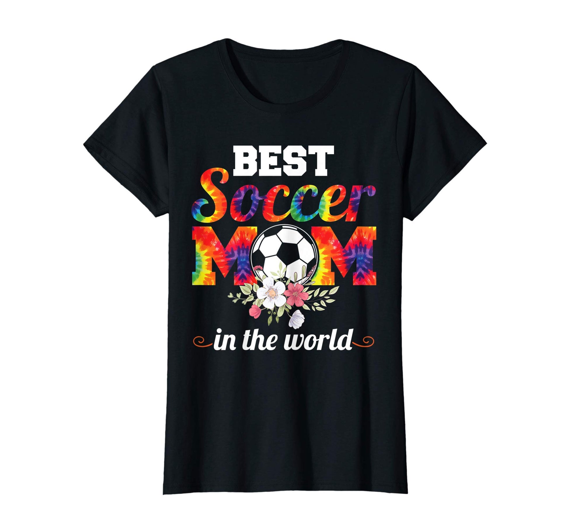 Womens Best Soccer Mom World Football Tie T-Shirt - Novelty Apparel Unisex - T-Shirt, Sweatshirt, Hoodie