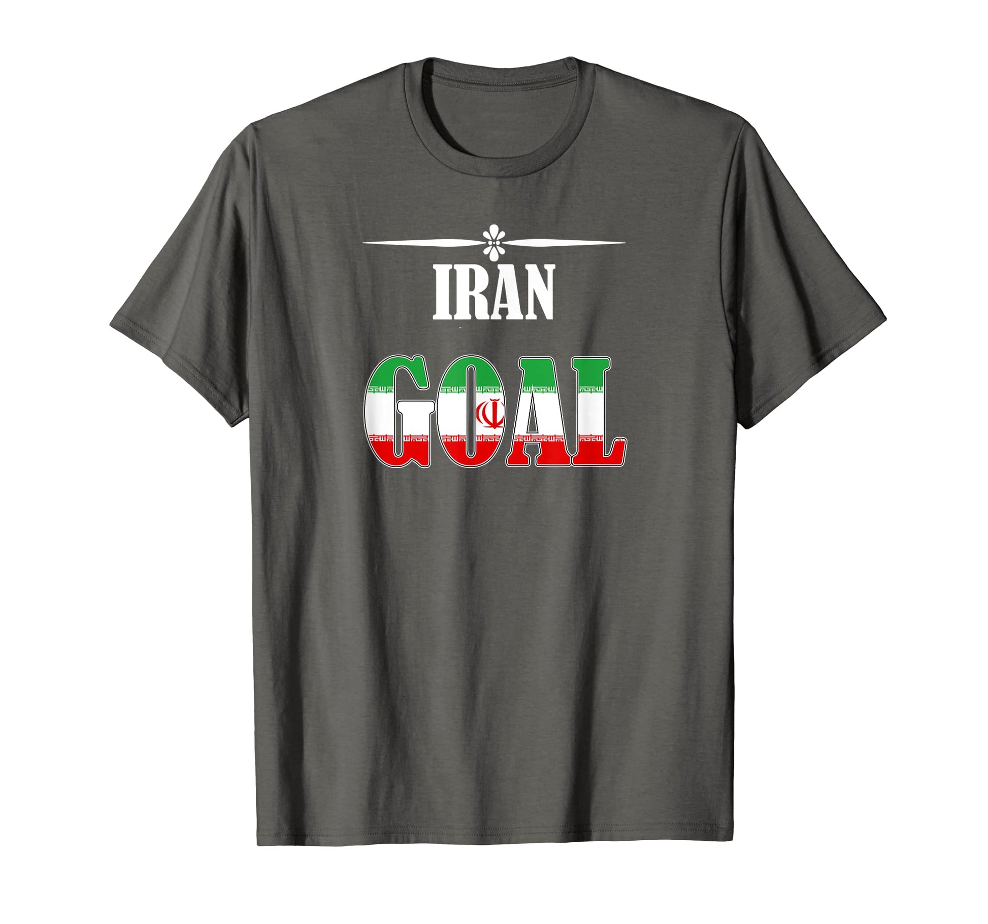 Iran Soccer Iranian Flag World Soccer T-Shirt - Minimalist Print for Adults - T-Shirt, Sweatshirt, Hoodie