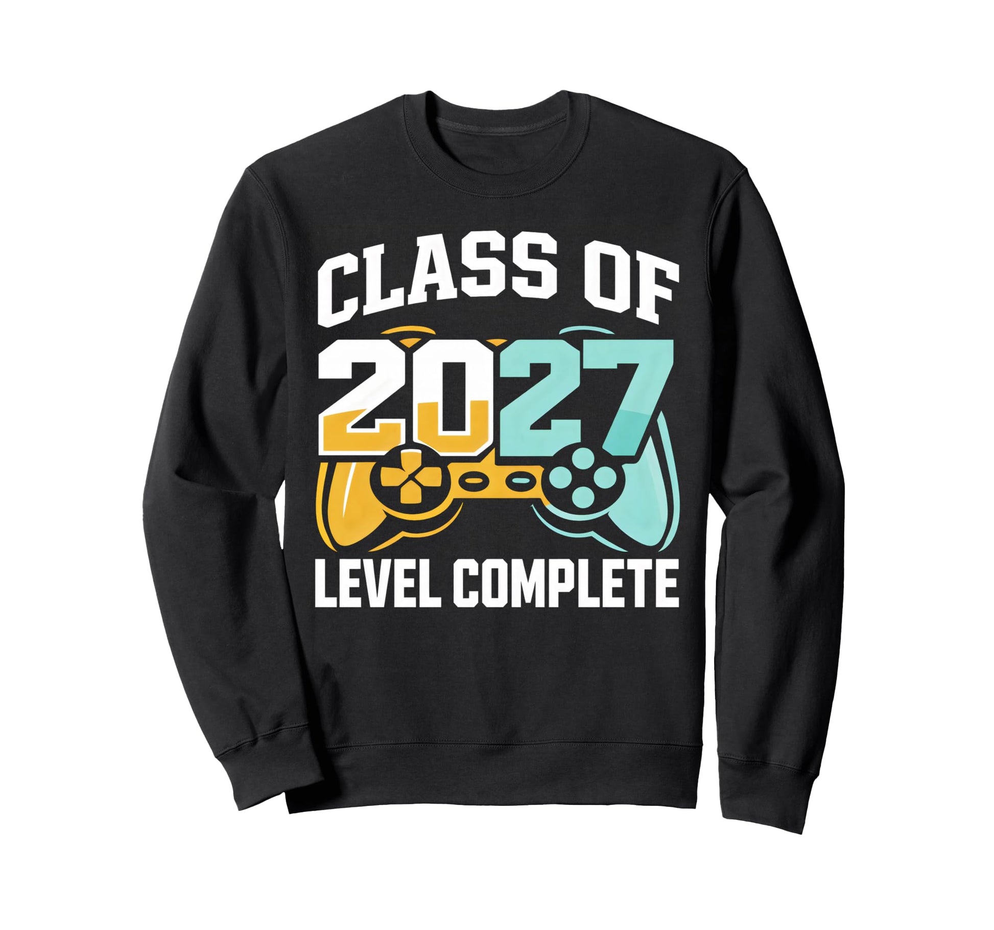 Level Complete Senior Sweatshirt - Fun Novelty Design for Adults - T-Shirt, Sweatshirt, Hoodie