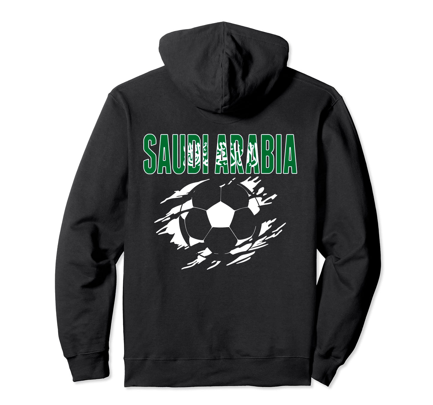 Saudi Arabia Soccer Fans Jersey Saudi Hoodie - Graphic Print for Adults - T-Shirt, Sweatshirt, Hoodie