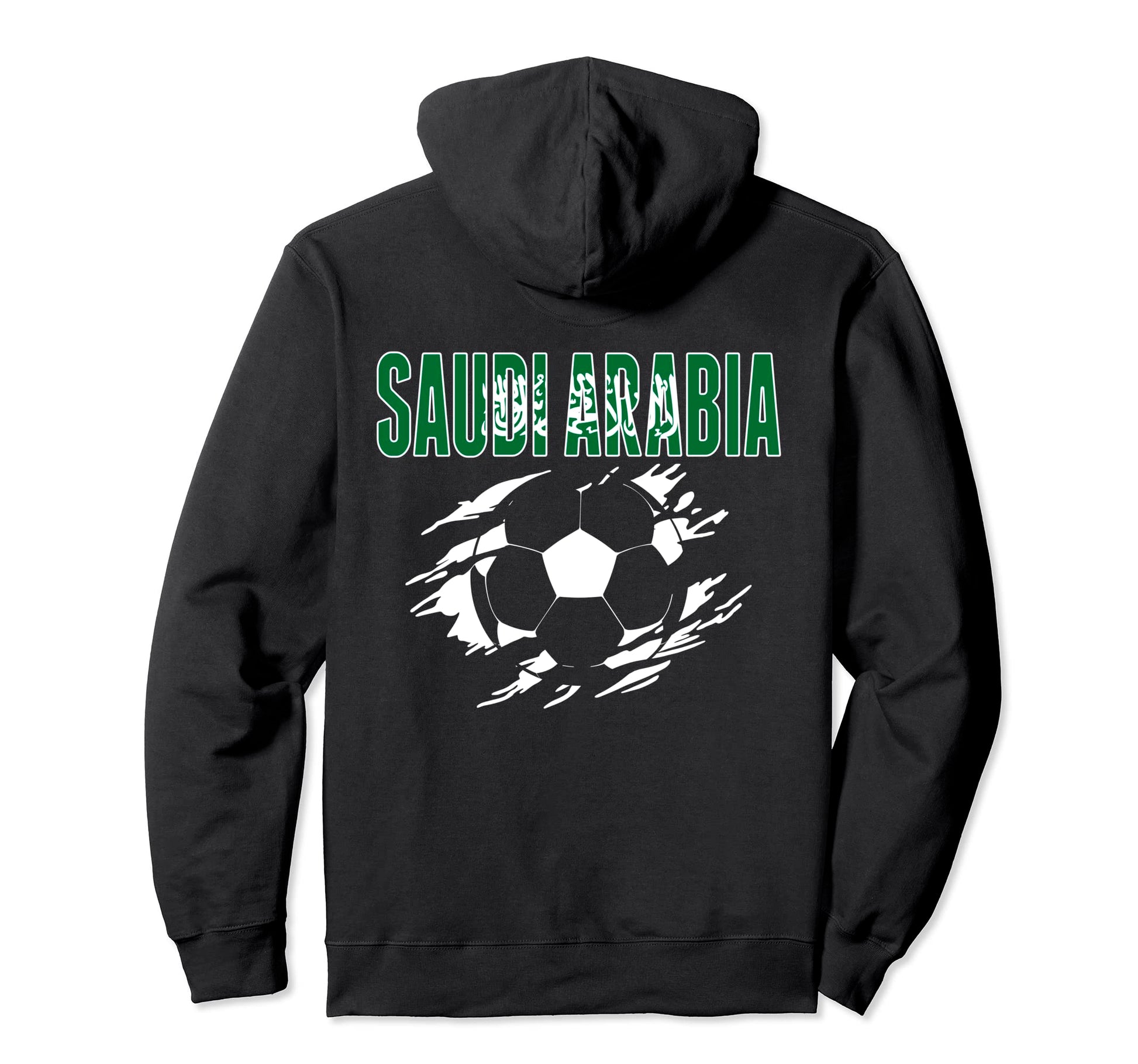 Saudi Arabia Soccer Fans Jersey Saudi Hoodie - Graphic Print for Adults - T-Shirt, Sweatshirt, Hoodie