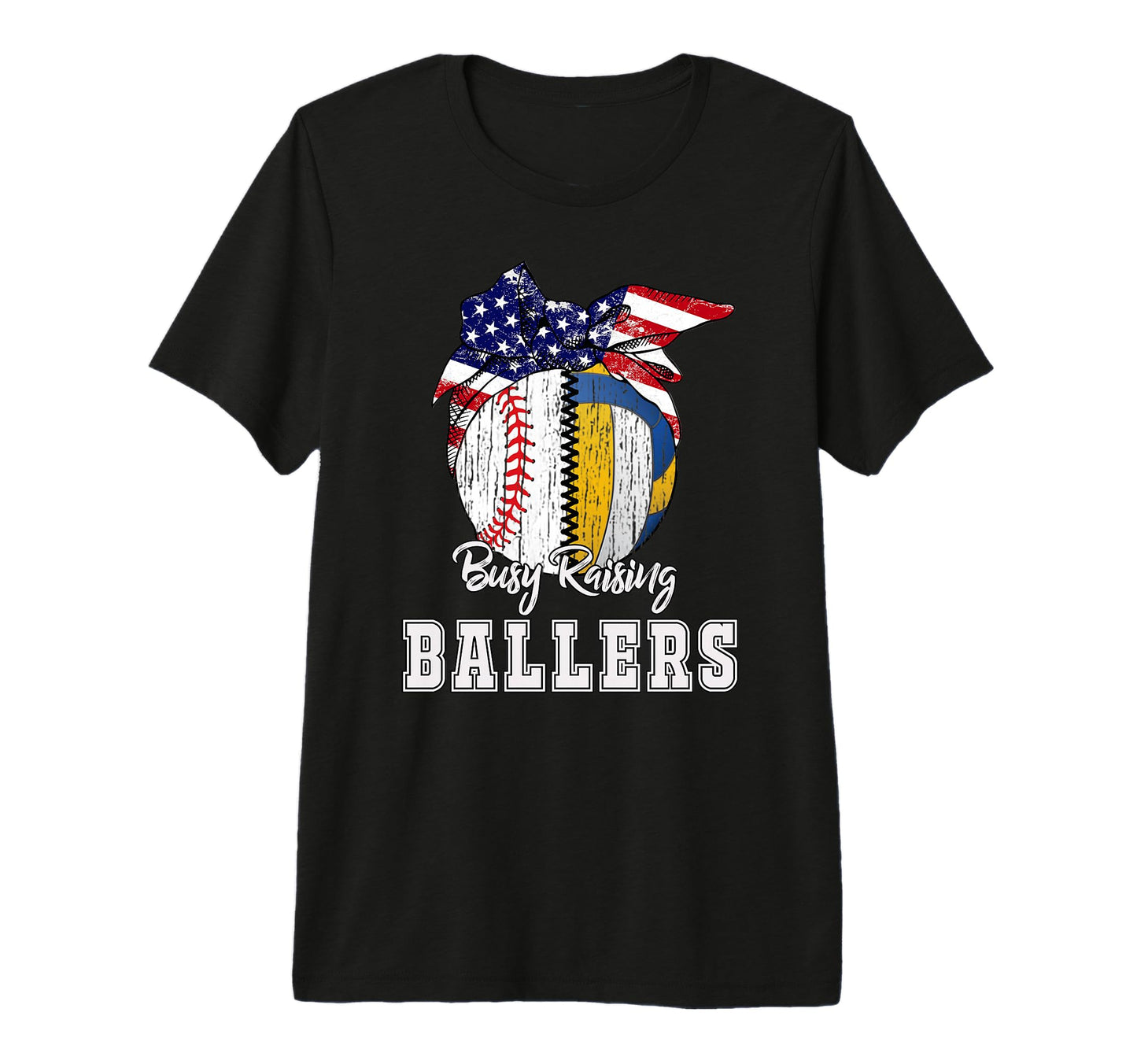 Busy Raising Ballers Baseball T-Shirt - Unique Graphic for Adults - T-Shirt, Sweatshirt, Hoodie