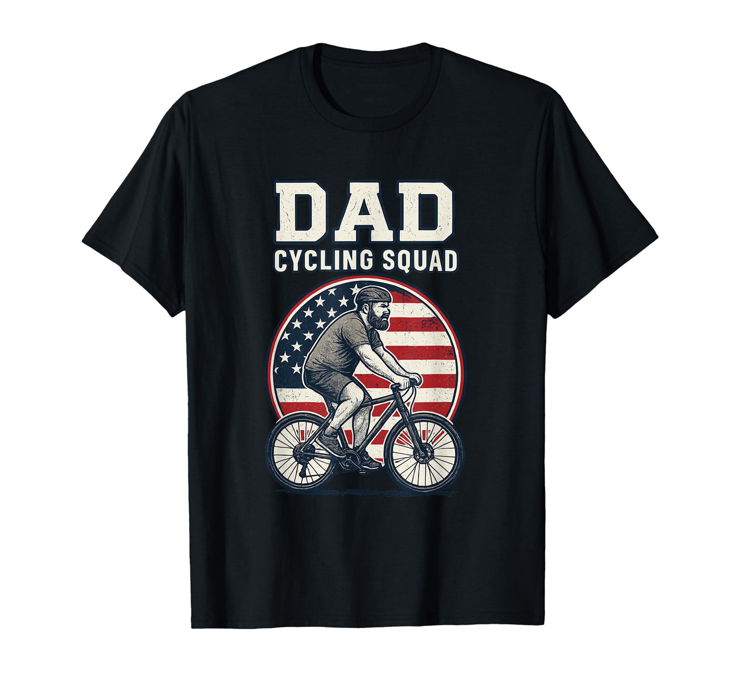 Cycling Dad Biker Daddy Cyclist Papa T-Shirt - Minimalist Print for Adults - T-Shirt, Sweatshirt, Hoodie