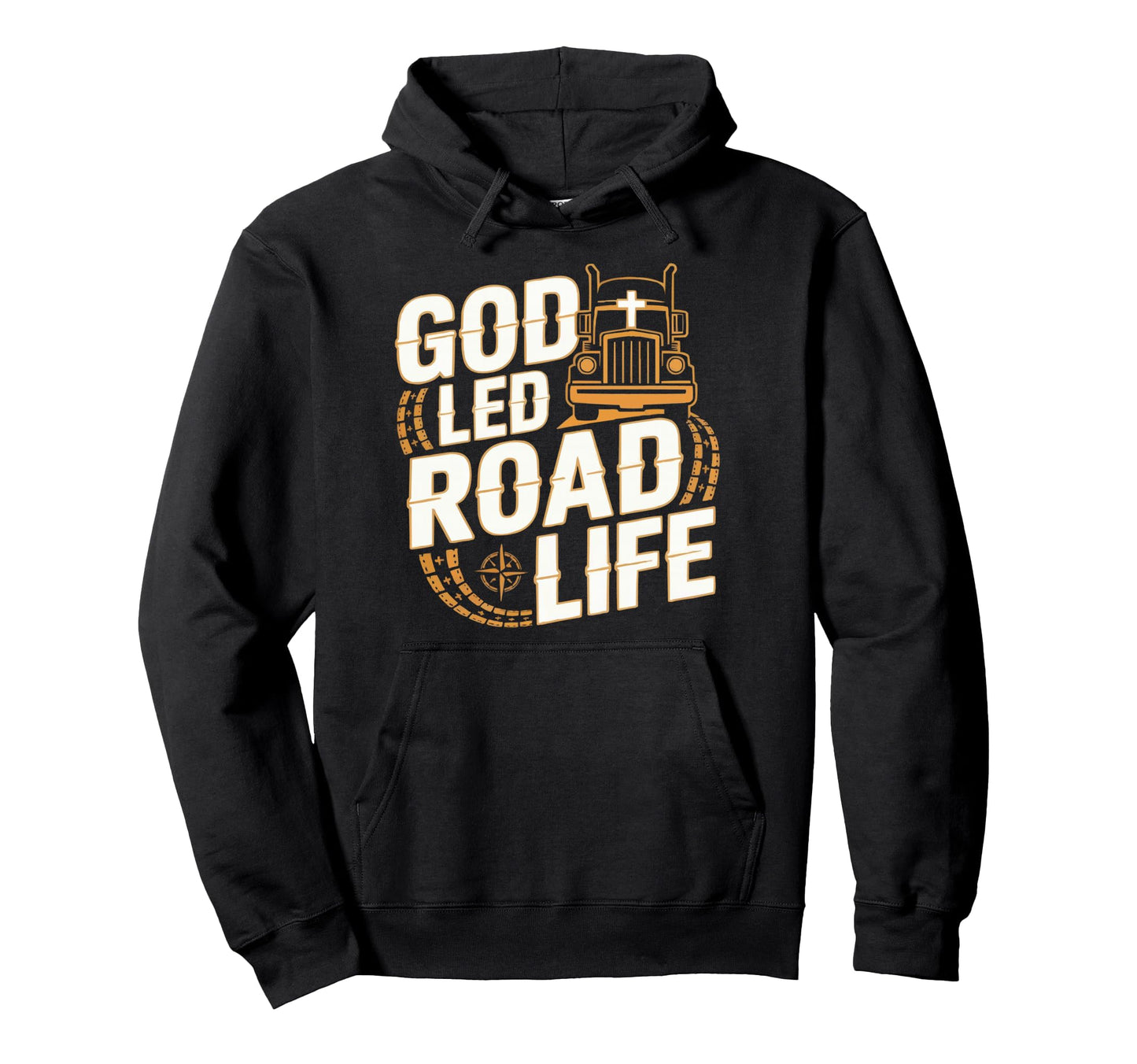 Christian Truck Driver Trucker Christianity Hoodie - Graphic Print Unisex - T-Shirt, Sweatshirt, Hoodie