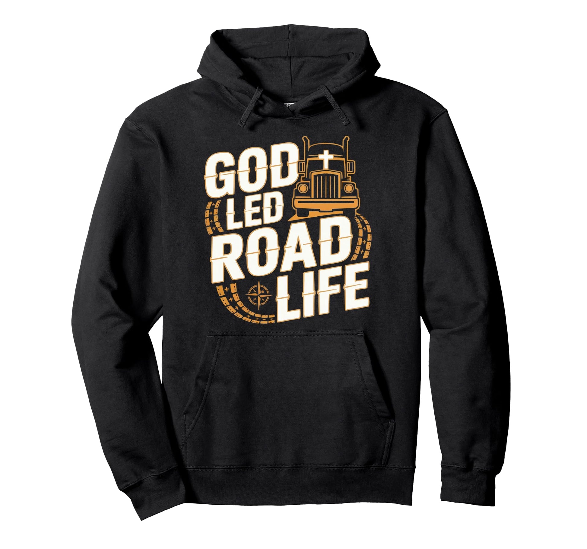 Christian Truck Driver Trucker Christianity Hoodie - Graphic Print Unisex - T-Shirt, Sweatshirt, Hoodie