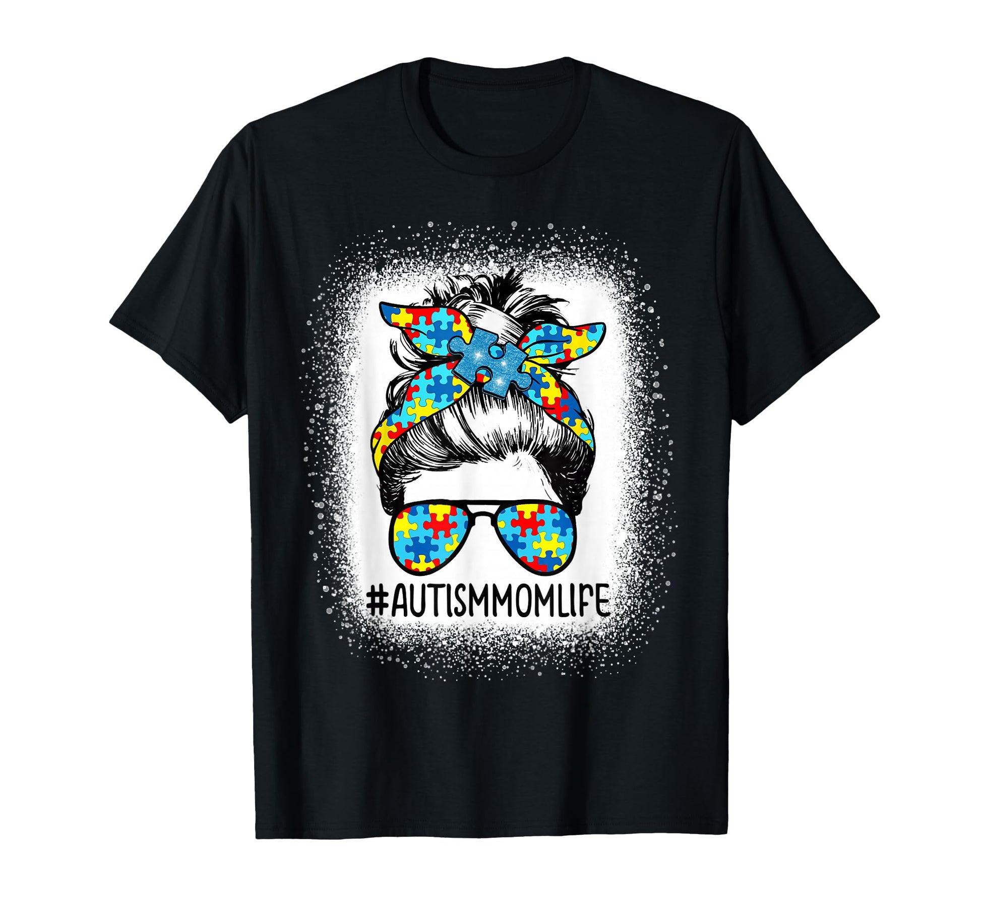 Autism Awareness Autism Mom Life T-Shirt - Aesthetic Graphic Men Women - T-Shirt, Sweatshirt, Hoodie