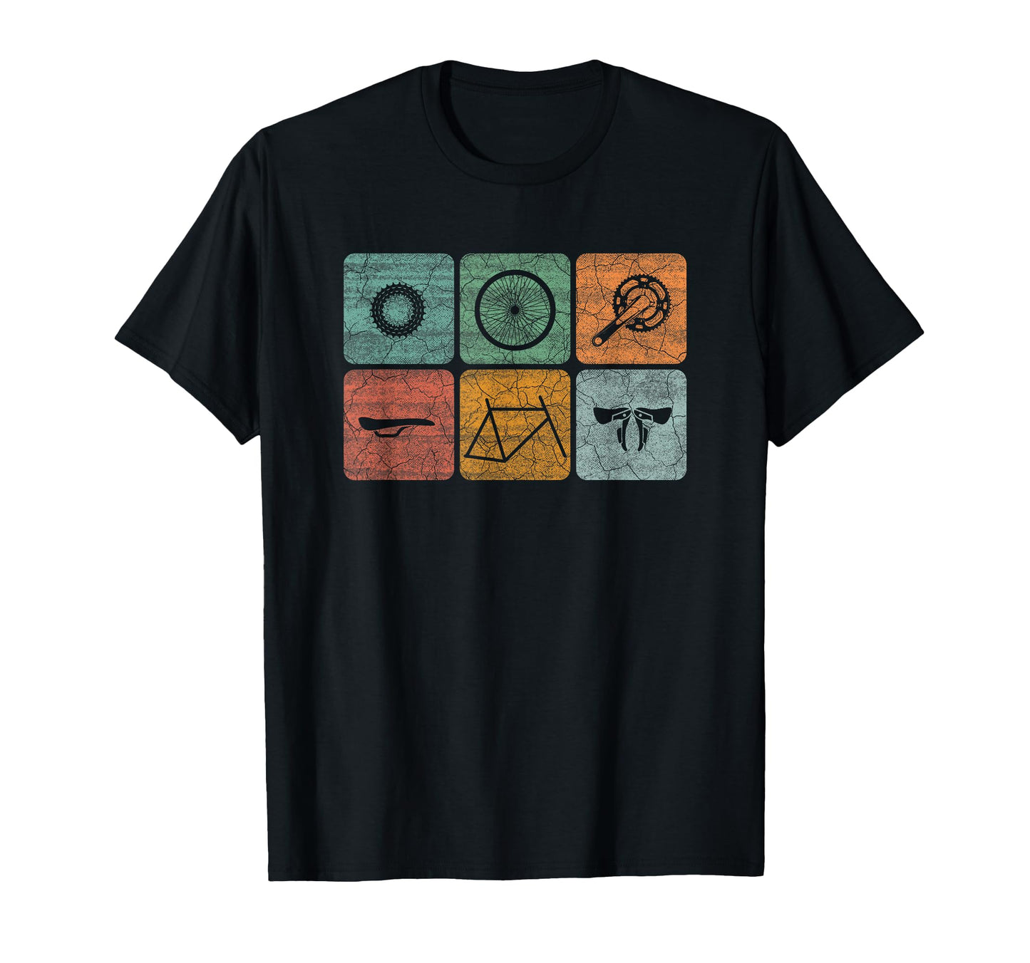 Biking Cycling Bicycle Parts Cyclist T-Shirt - Aesthetic Graphic Unisex - T-Shirt, Sweatshirt, Hoodie