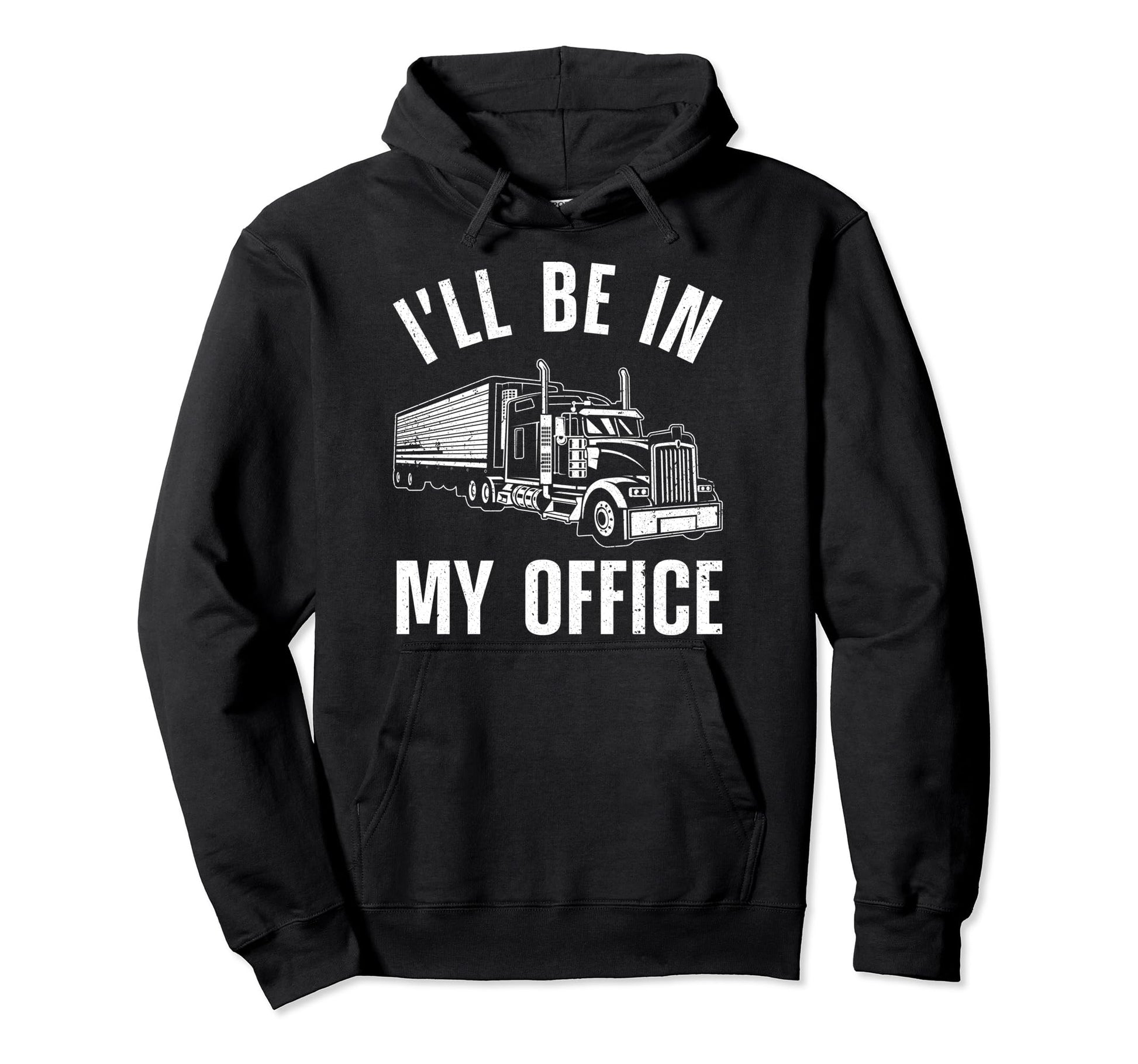 Trucker Dad Semi Truck Driver Hoodie - Casual Everyday Wear Unisex - T-Shirt, Sweatshirt, Hoodie