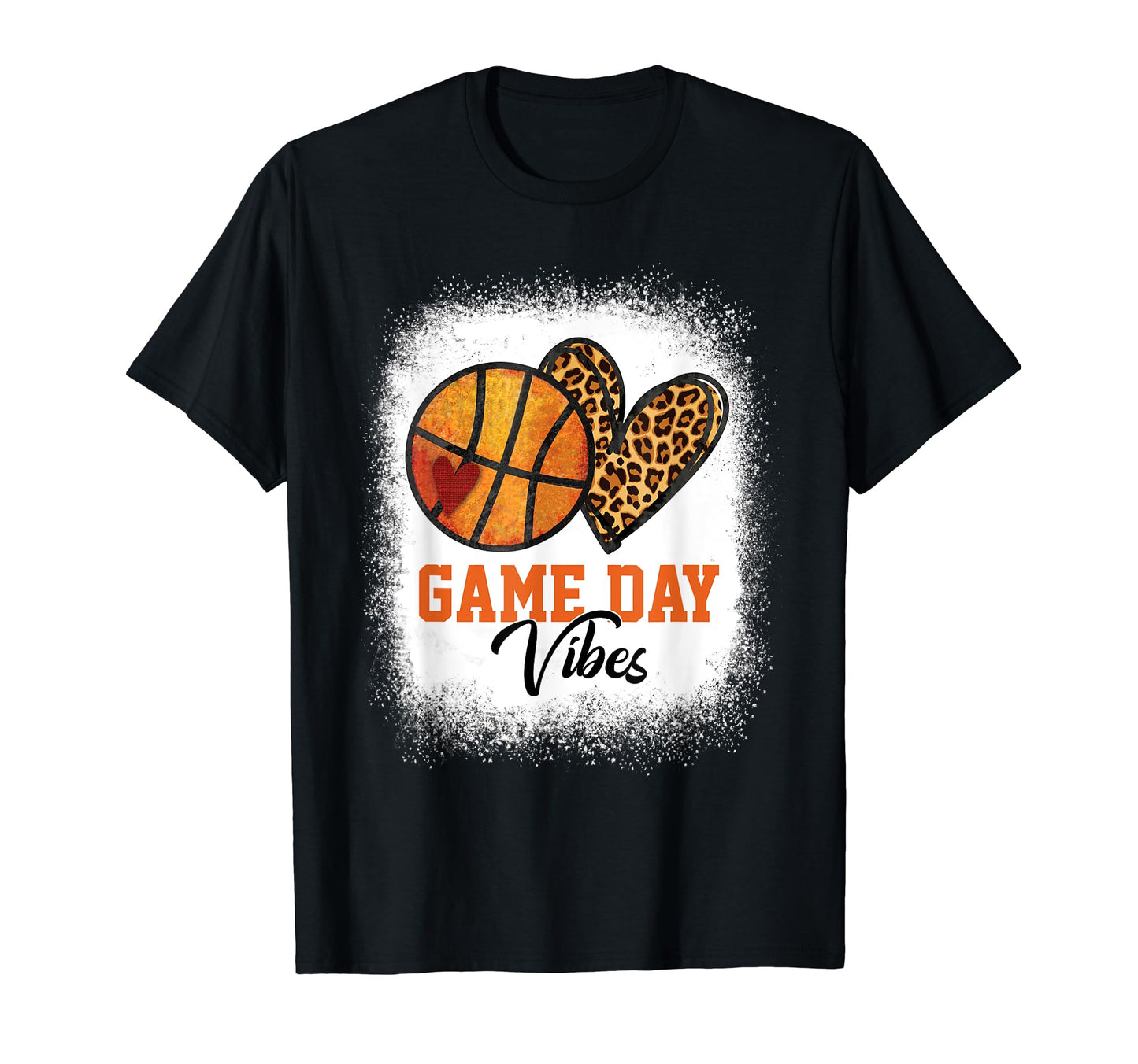Bleached American Basketball Game Day T-Shirt - Graphic Print Men Women - T-Shirt, Sweatshirt, Hoodie