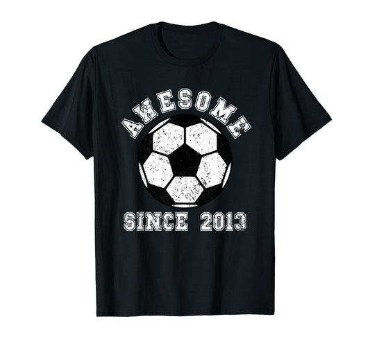 9Th Birthday Soccer Lover 9 Year Old T-Shirt - Novelty Apparel for Adults - T-Shirt, Sweatshirt, Hoodie