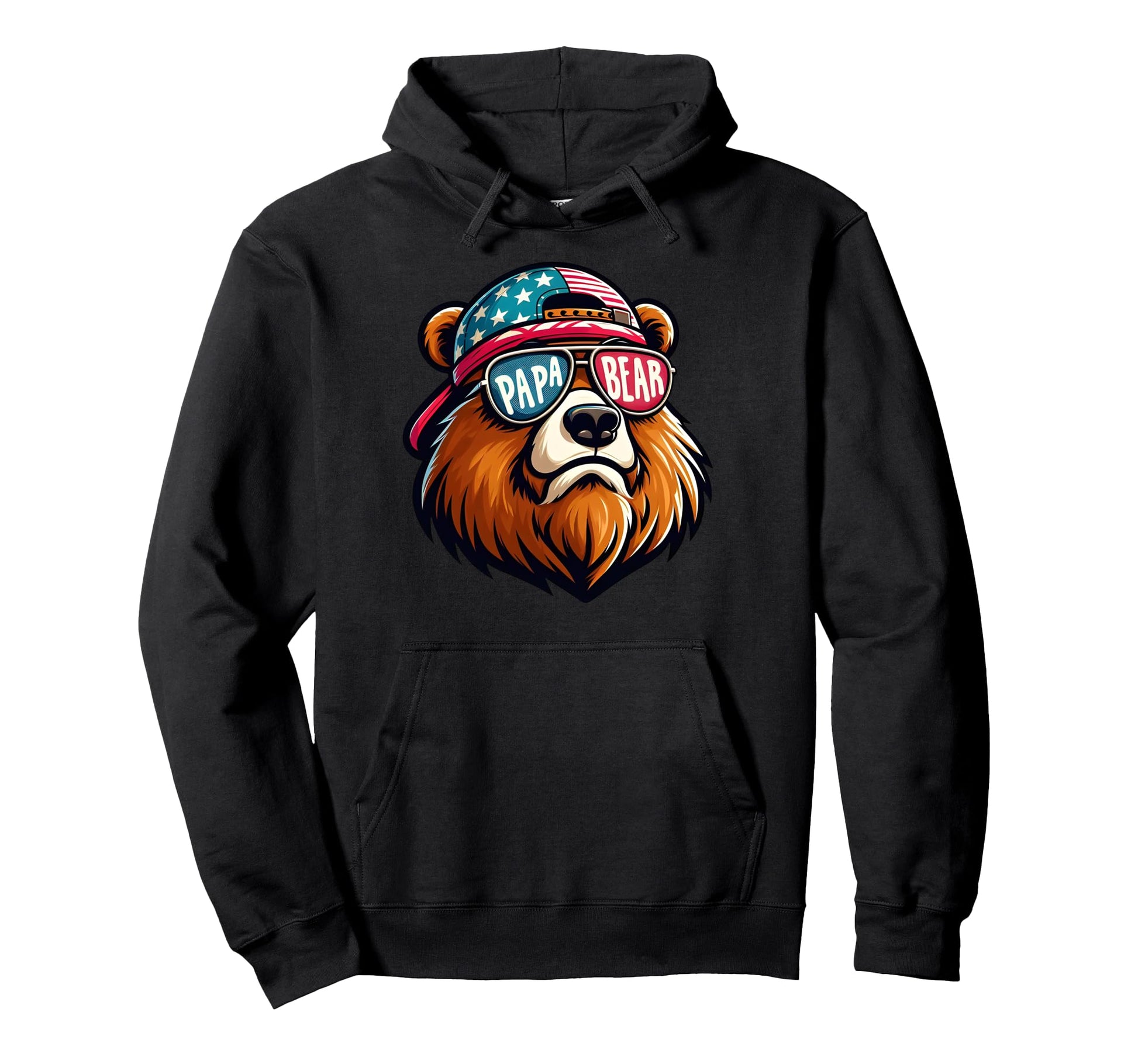 Papa Bear Gifts Funny Birthday Fun Gift Hoodie - Unique Graphic for Adults - T-Shirt, Sweatshirt, Hoodie