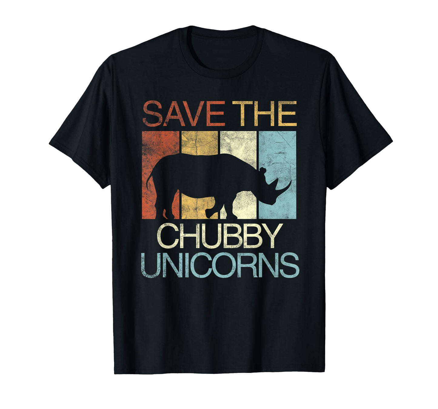 Save Chubby Unicorns Colors T-Shirt - Aesthetic Graphic Unisex - T-Shirt, Sweatshirt, Hoodie