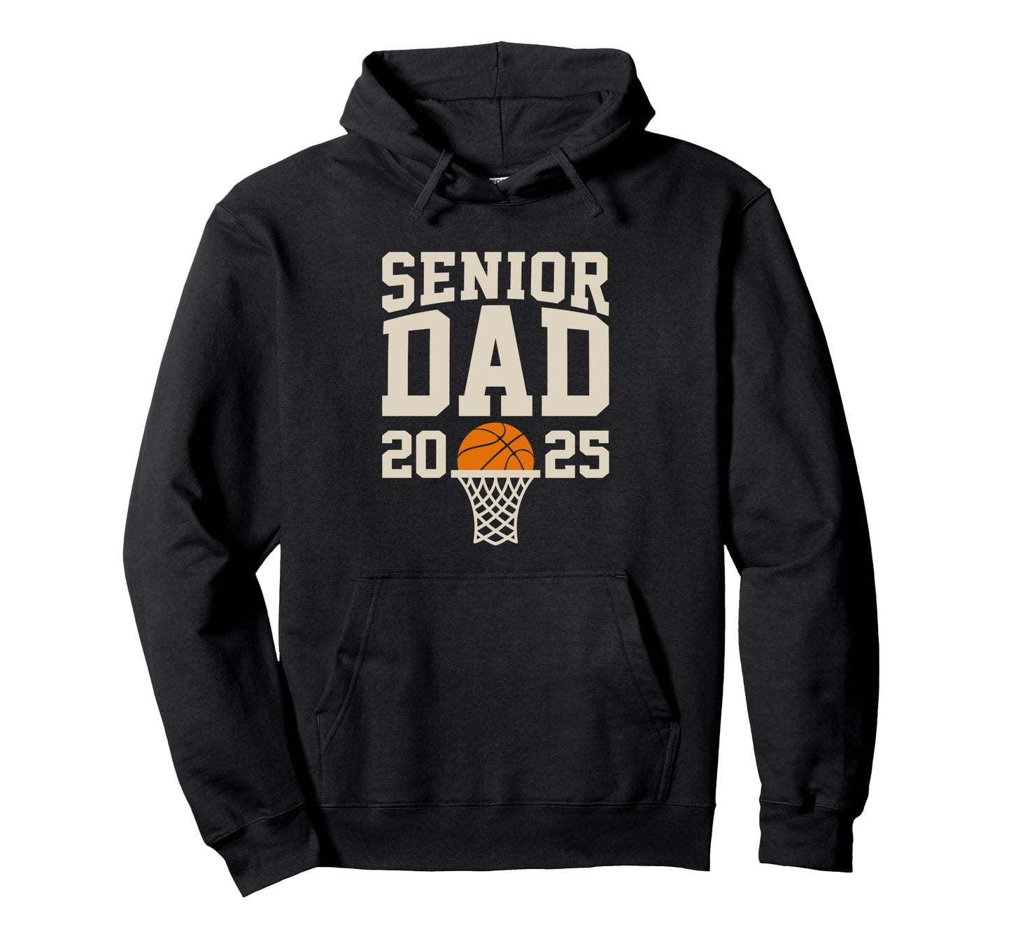 Proud Dad 2025 Senior Graduate Basketball Hoodie - Minimalist Print Unisex - T-Shirt, Sweatshirt, Hoodie
