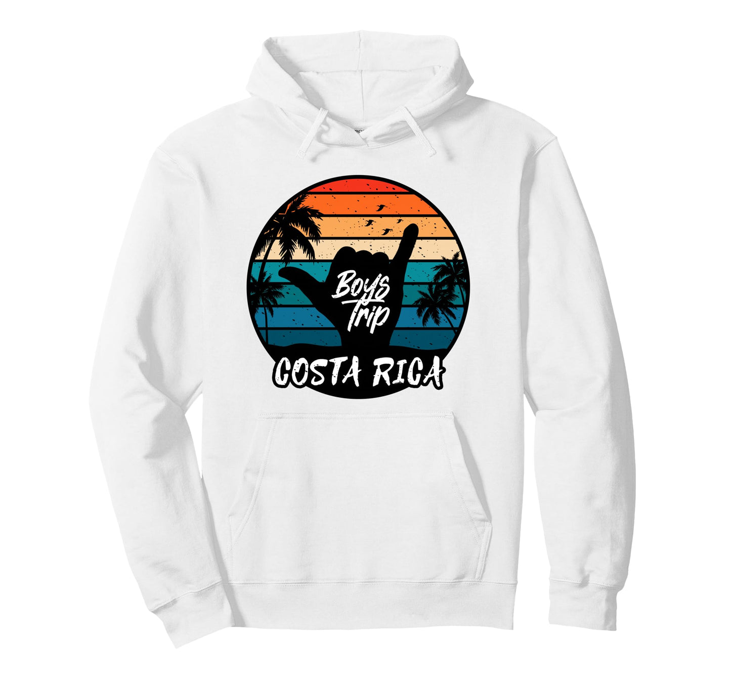Costa Rica Guys Trip Matching Hoodie - Graphic Print for Adults - T-Shirt, Sweatshirt, Hoodie