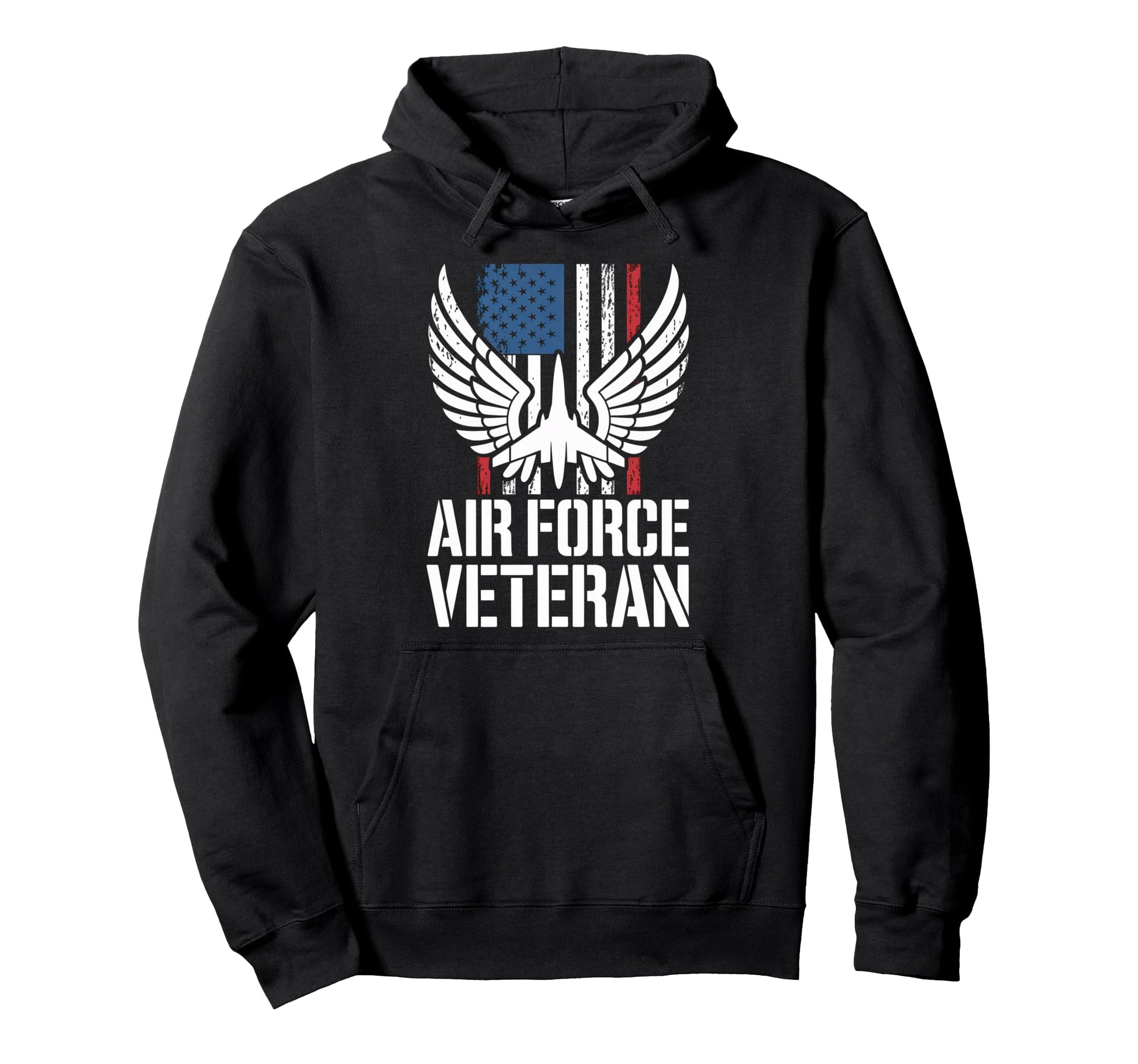 Air Force Veteran Us American Flag Dad Hoodie - Custom Art Print Unisex - T-Shirt, Sweatshirt, Hoodie