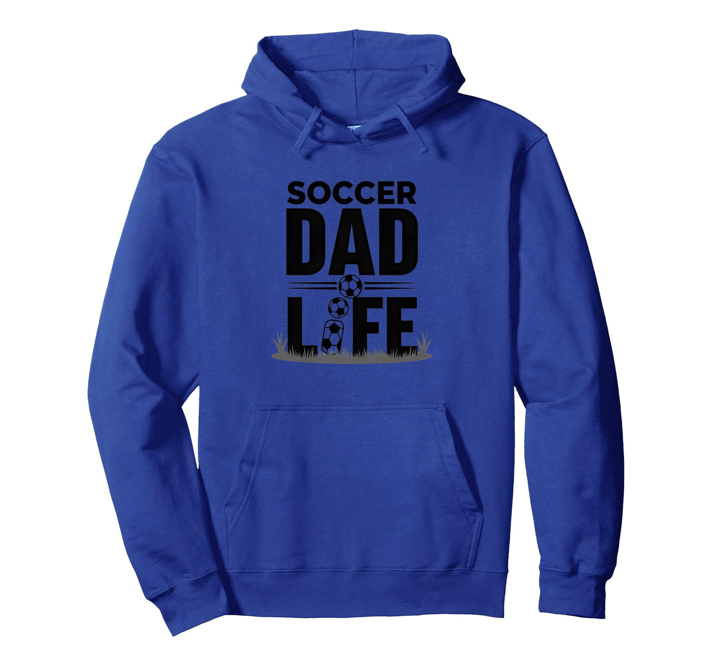 Soccer Dad Life Proud Sideline Supporter Hoodie - Aesthetic Graphic Unisex - T-Shirt, Sweatshirt, Hoodie