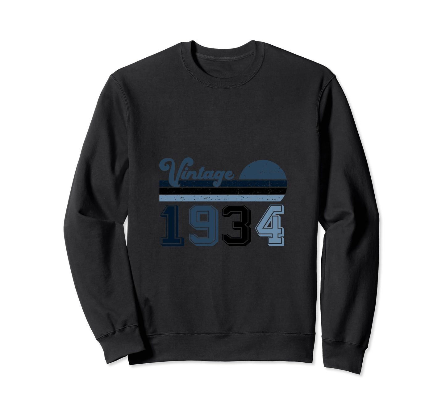 Year 1934 Gift Birthday Mom Dad Sweatshirt - Unique Graphic for Adults - T-Shirt, Sweatshirt, Hoodie
