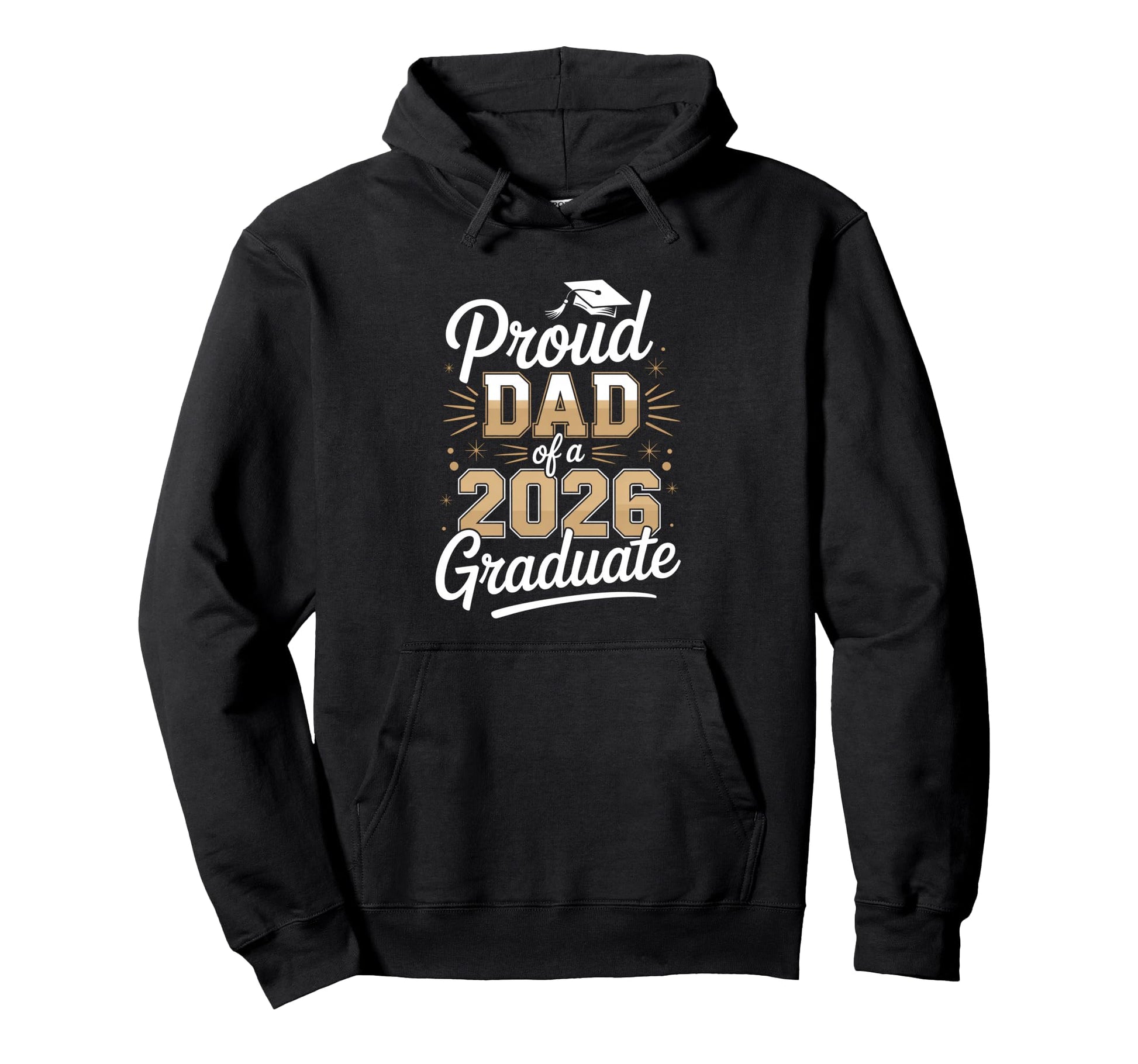 Proud Dad 2026 Graduate Graduation Hoodie - Streetwear Style for Adults - T-Shirt, Sweatshirt, Hoodie