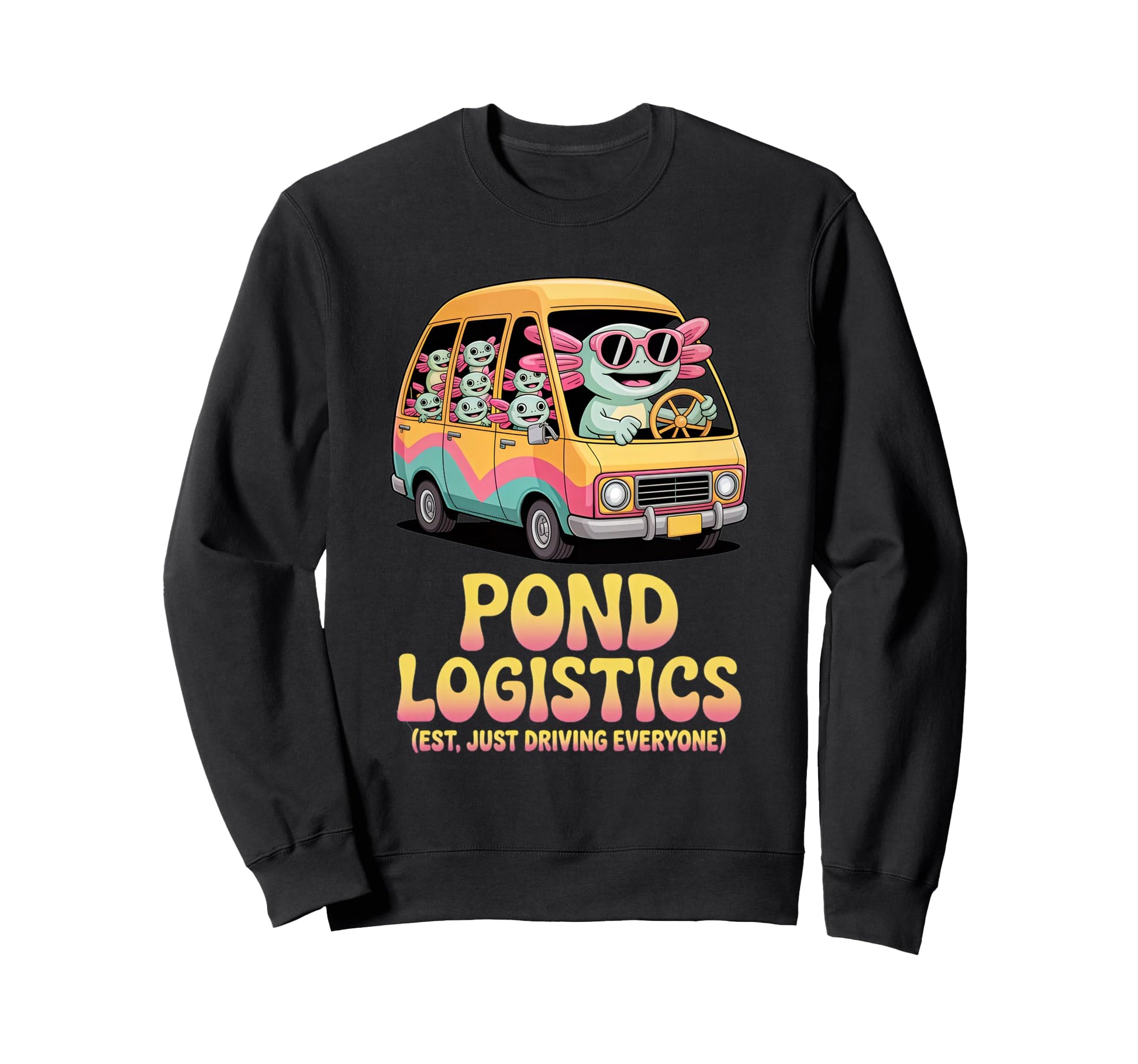 Pond Logistics Axolotl Soccer Sweatshirt - Trendy Graphic Men Women - T-Shirt, Sweatshirt, Hoodie