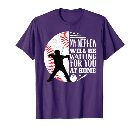 Baseball Catcher Aunt Uncle Nephew T-Shirt - Streetwear Style Men Women - T-Shirt, Sweatshirt, Hoodie