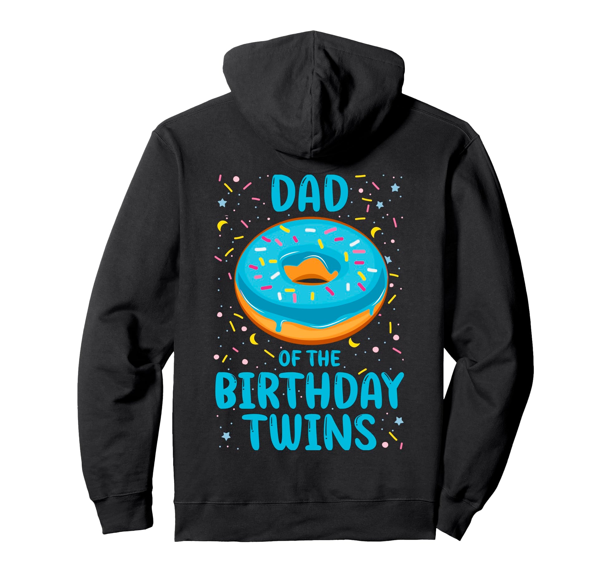 Dad Birthday Twins Hoodie - Unique Graphic Men Women - T-Shirt, Sweatshirt, Hoodie