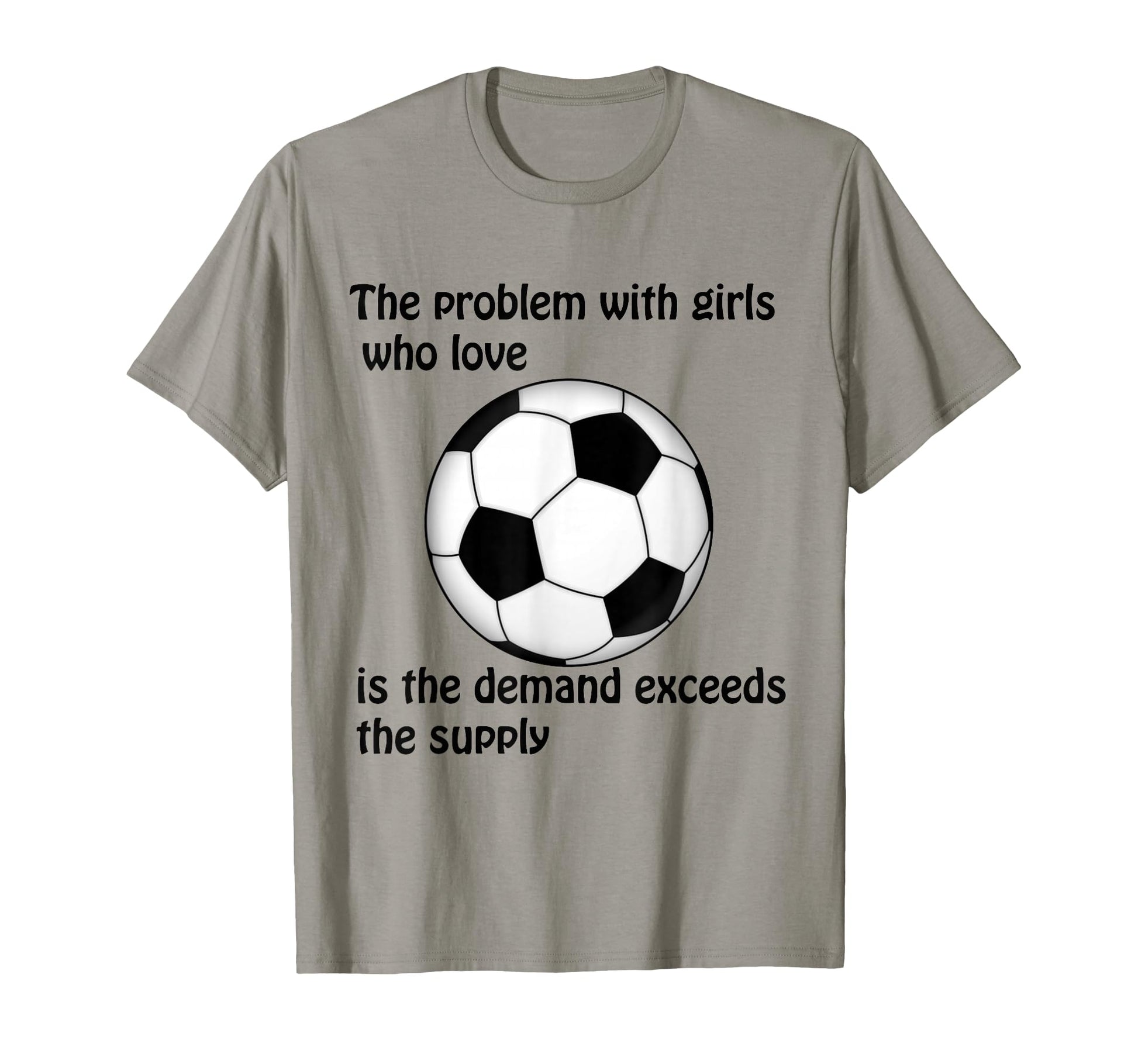 Soccer Problem Who Love T-Shirt - Minimalist Print Unisex - T-Shirt, Sweatshirt, Hoodie