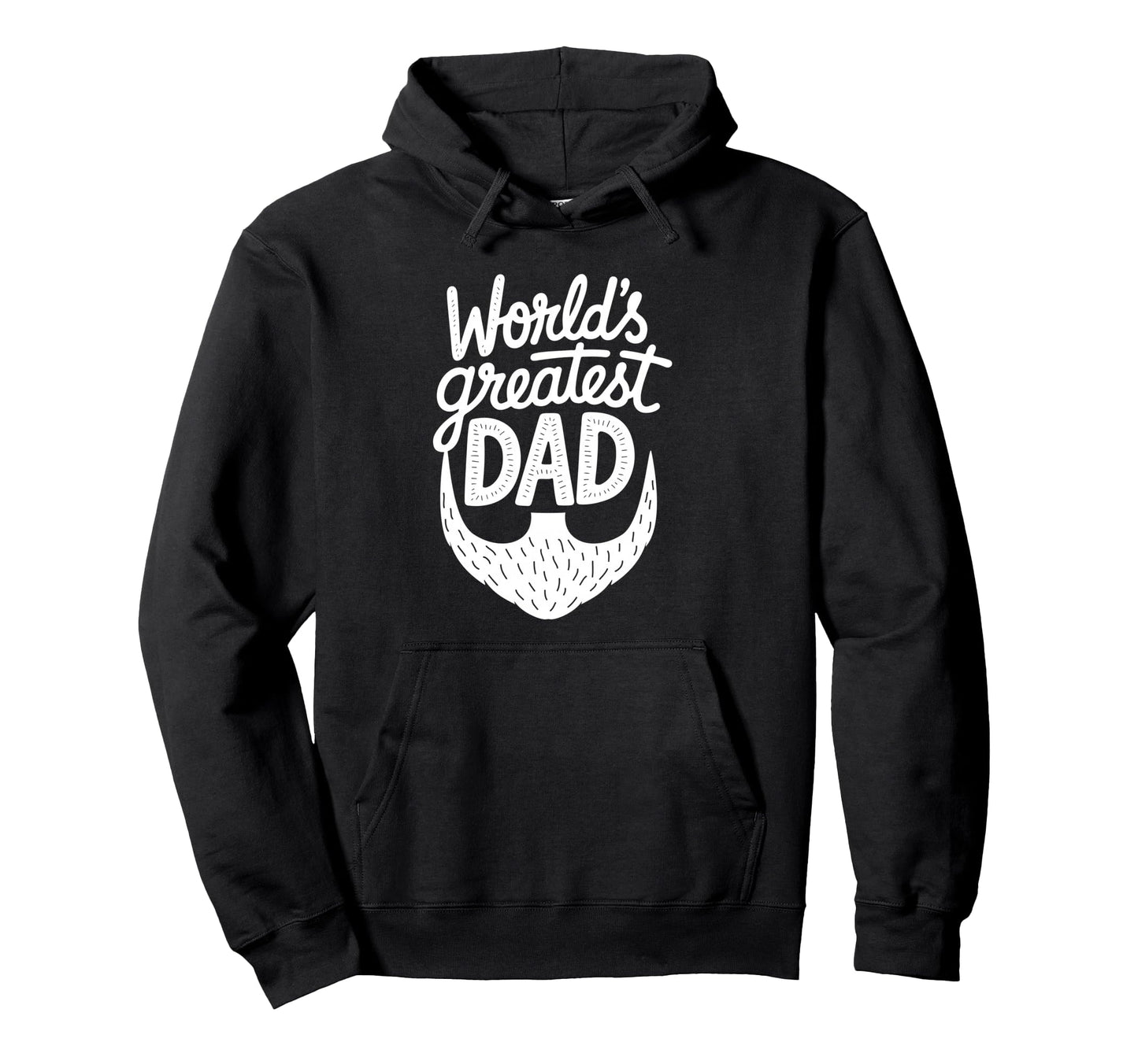 Worlds Greatest Dad Beard Hoodie - Casual Everyday Wear for Adults - T-Shirt, Sweatshirt, Hoodie