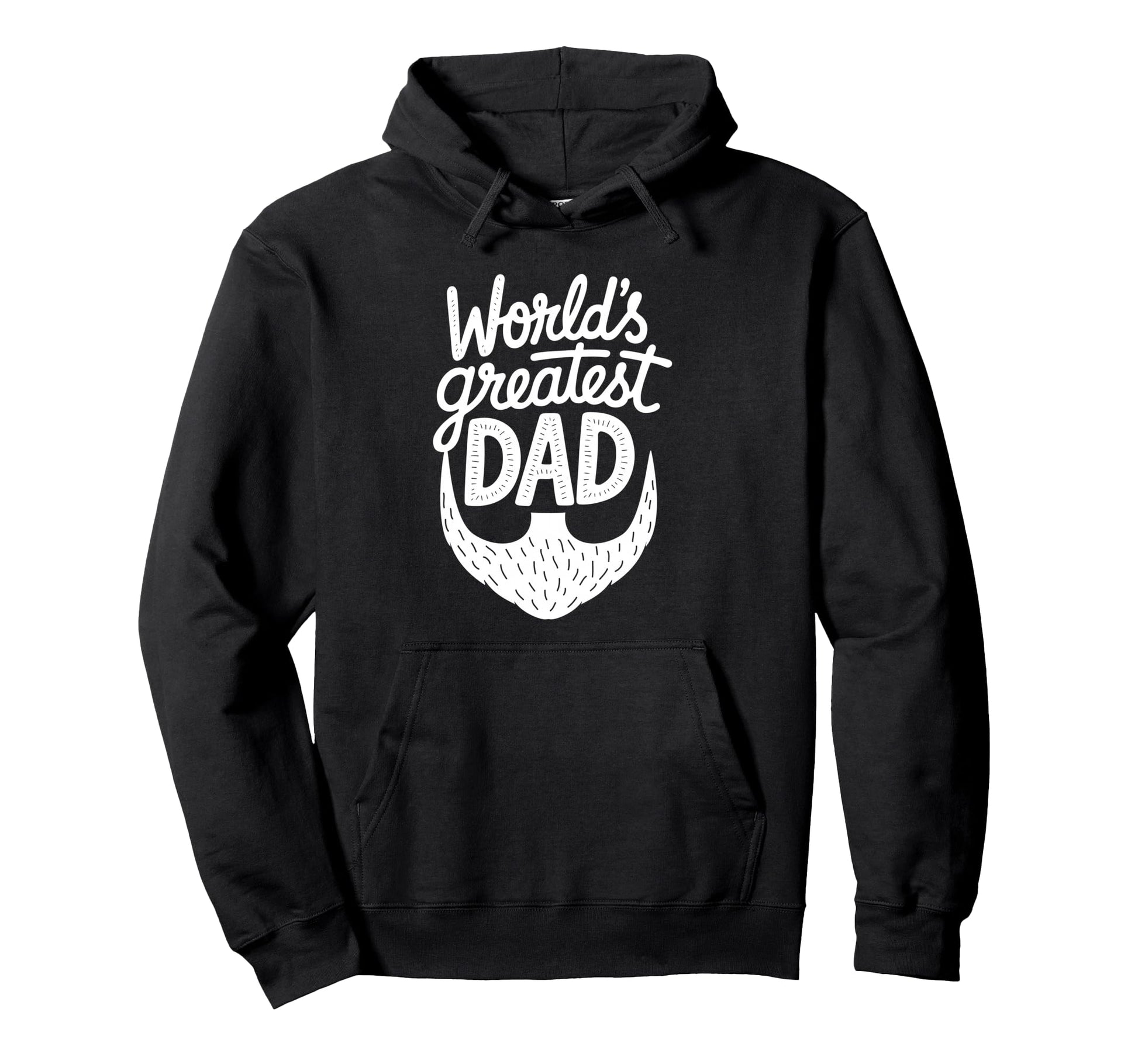 Worlds Greatest Dad Beard Hoodie - Casual Everyday Wear for Adults - T-Shirt, Sweatshirt, Hoodie