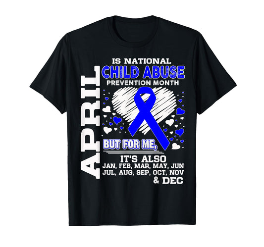 April Is National Child Abuse T-Shirt - Aesthetic Graphic Men Women - T-Shirt, Sweatshirt, Hoodie