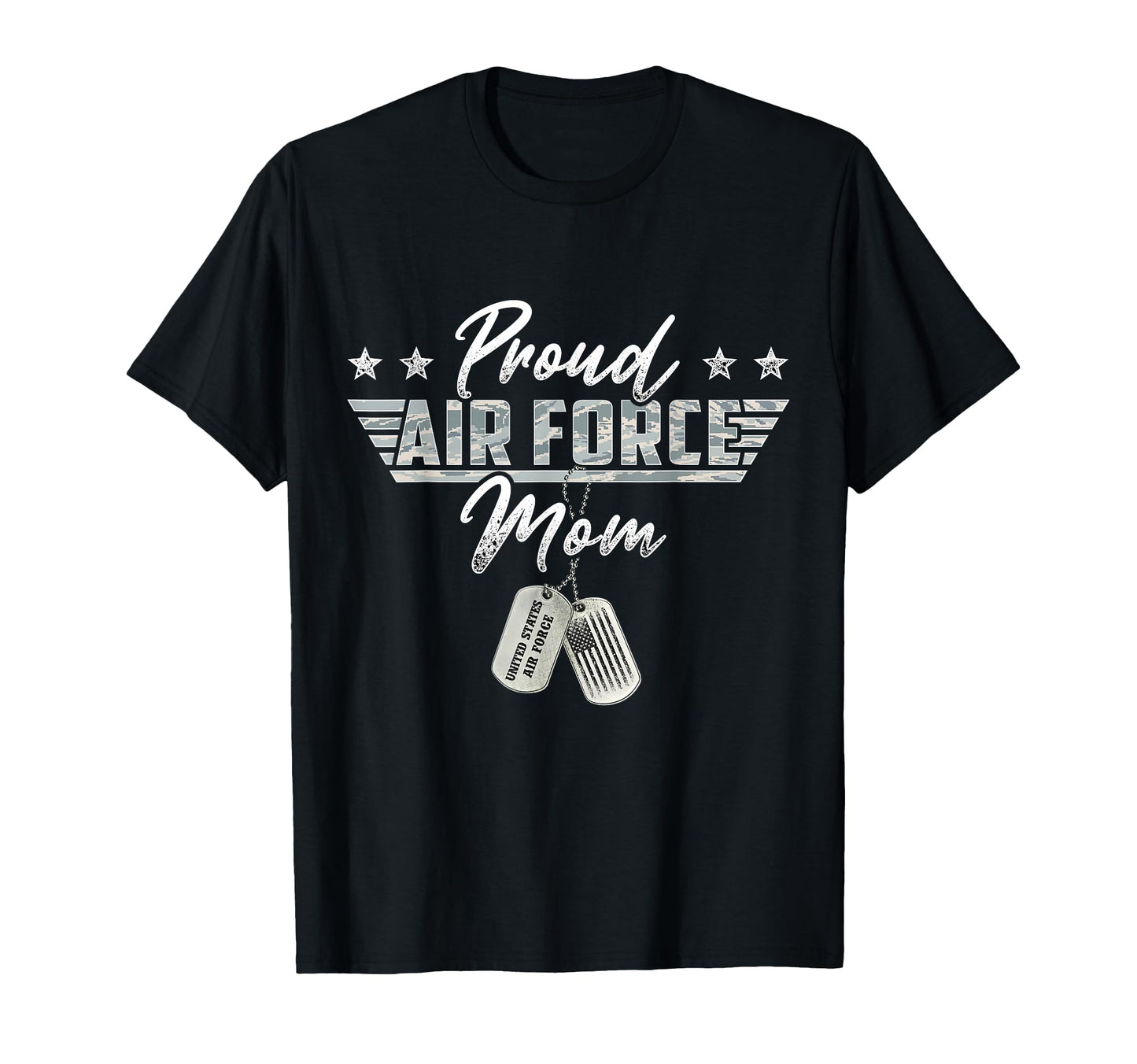 Proud Air Force Mom Military Us Air T-Shirt - Minimalist Print Unisex - T-Shirt, Sweatshirt, Hoodie