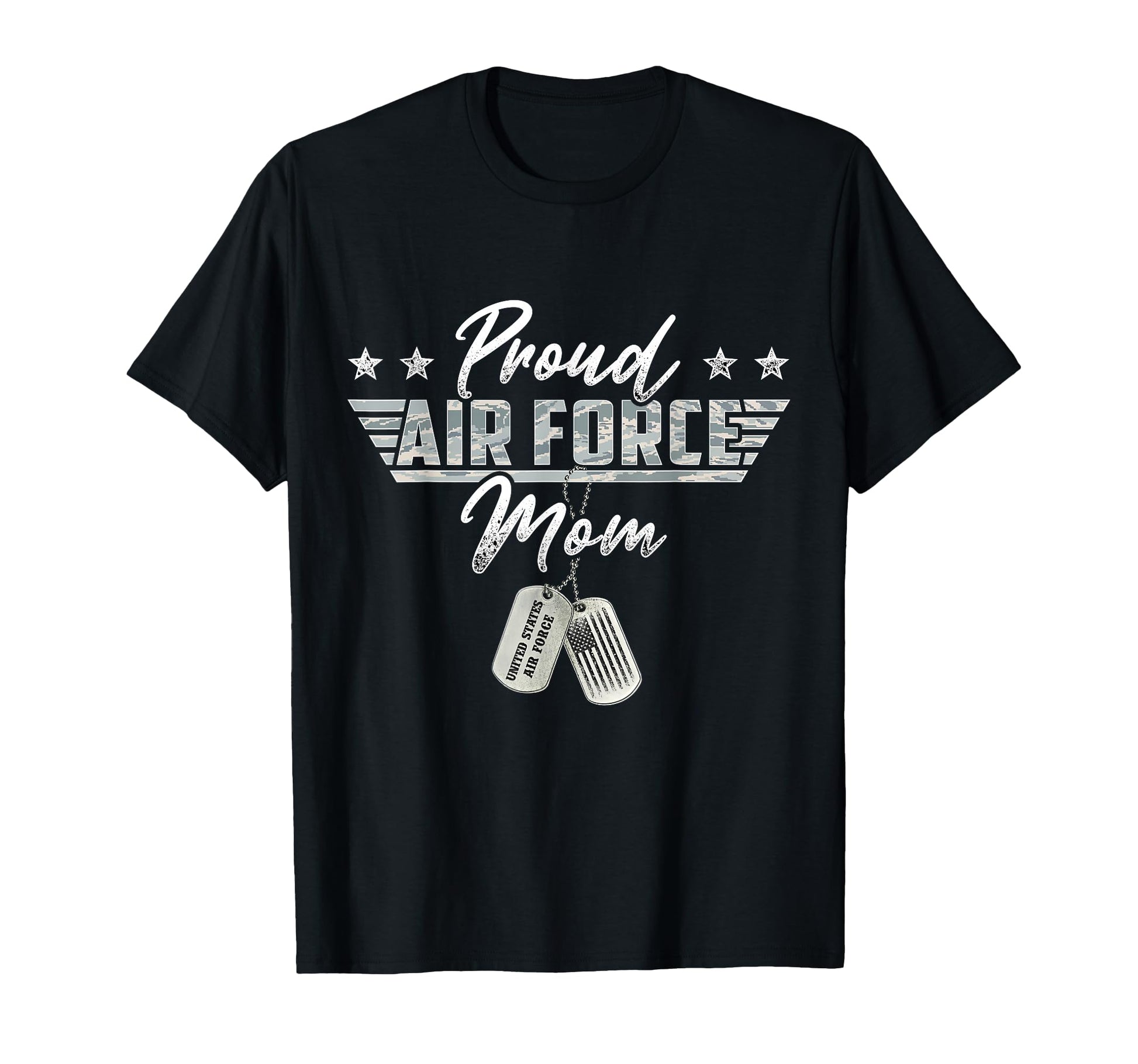 Proud Air Force Mom Military Us Air T-Shirt - Minimalist Print Unisex - T-Shirt, Sweatshirt, Hoodie